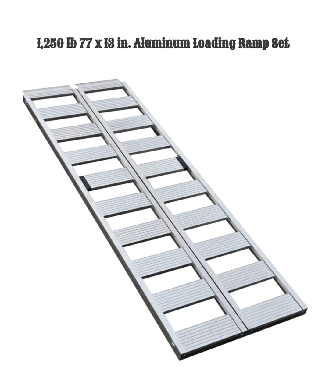 1250 lb Aluminum Loading Ramps 77x13 - photo 3