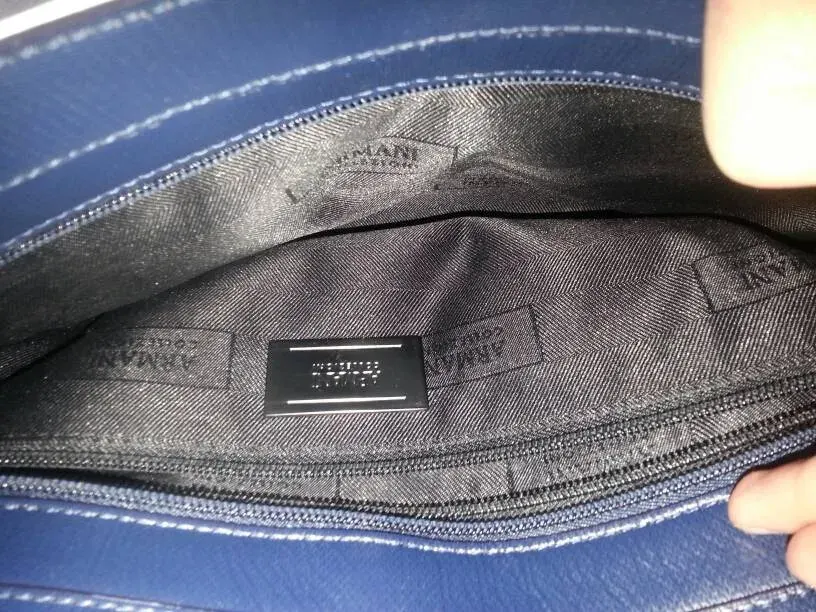 EUC "Armani" Style Purse/handbag/small laptop Bag - photo 4