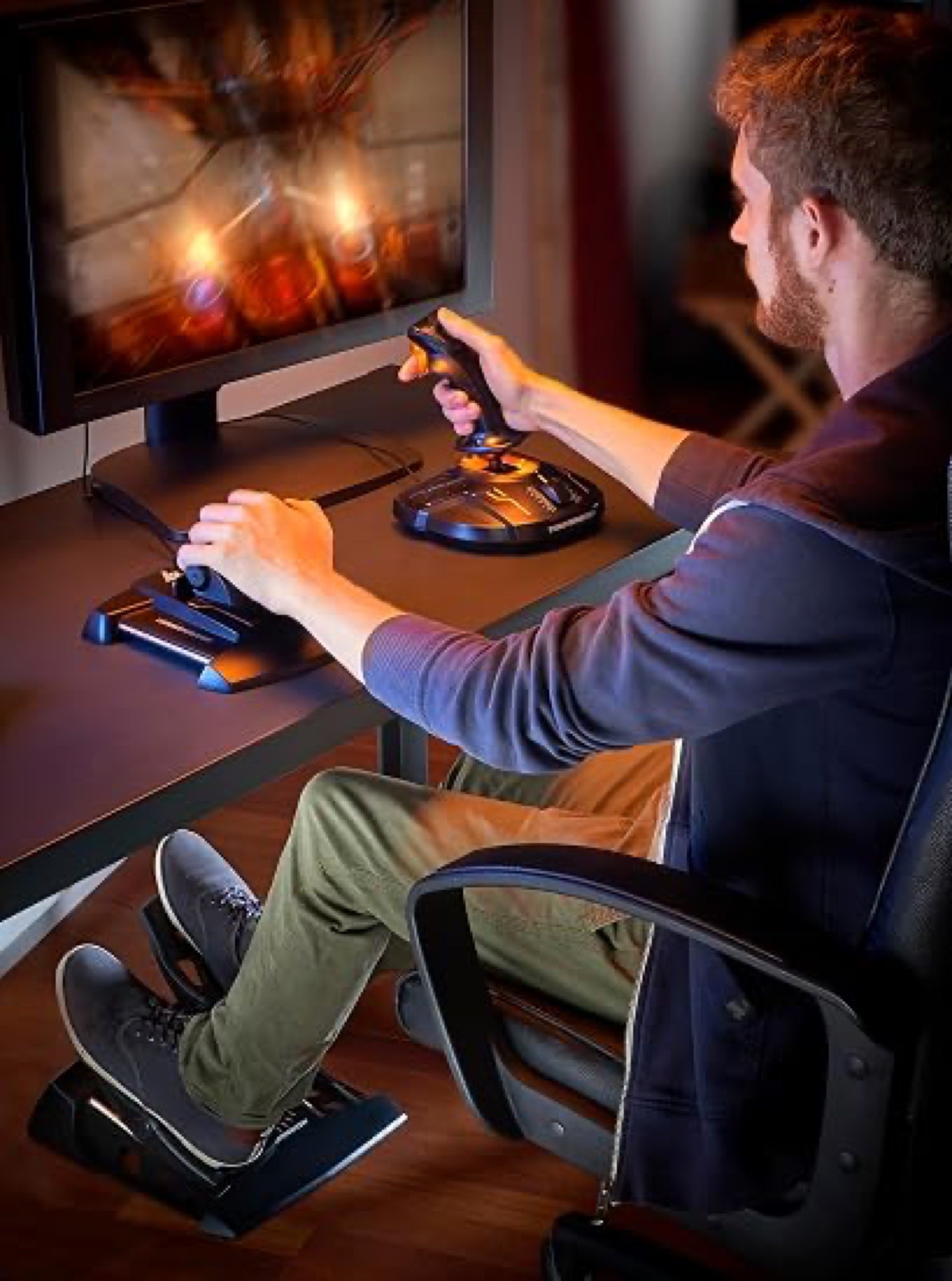 Thrustmaster T16000M FCS Flight Pack (joystick+throttle+pedals) - photo 3