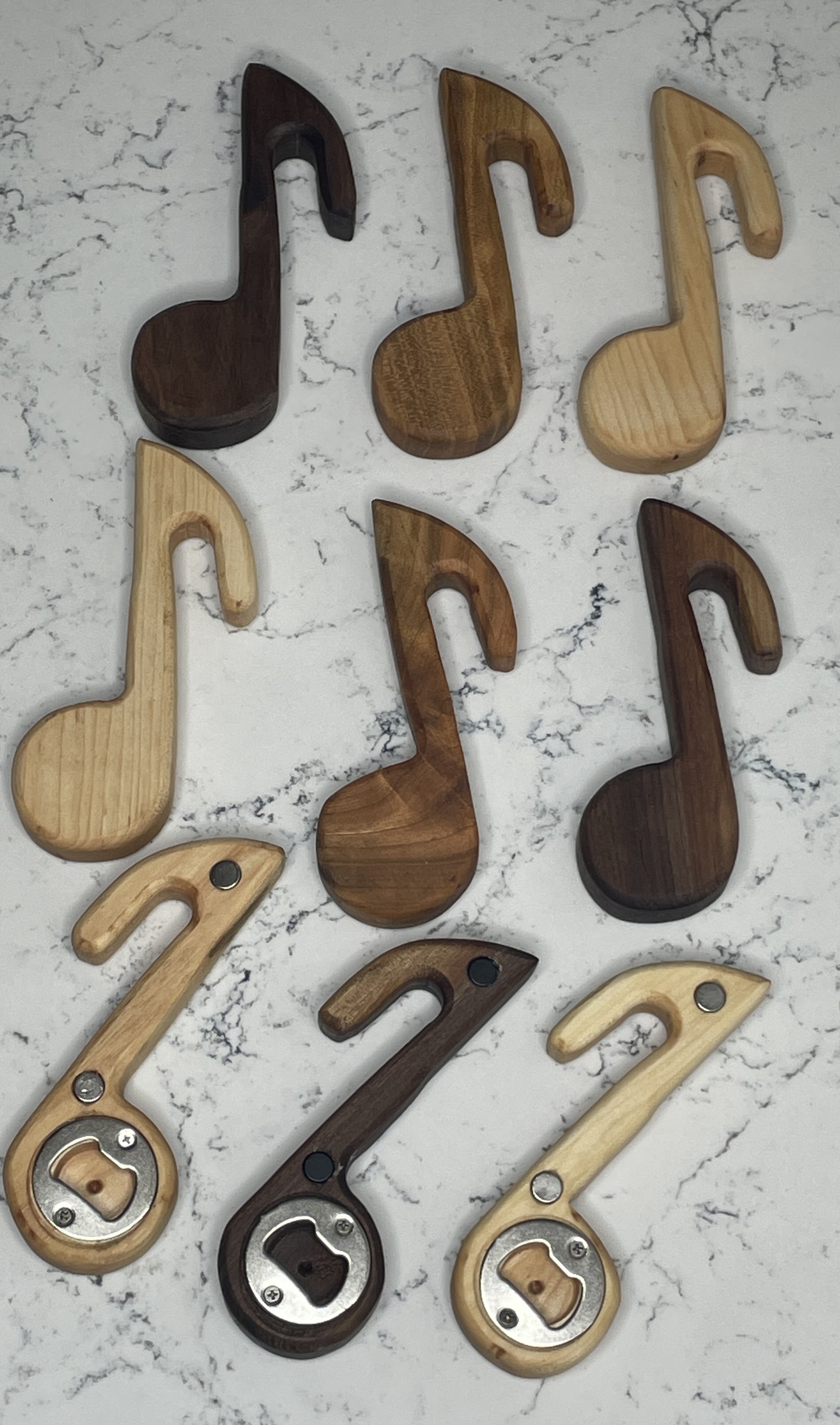 Music Note  Bottle Openers/Fridge Magnets