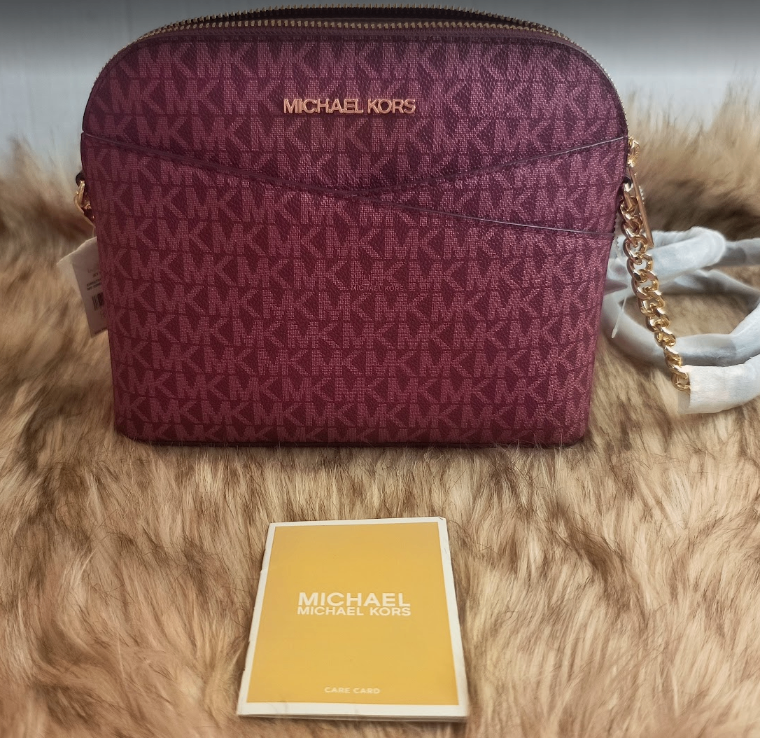 Michael Kors Jet Set Travel Medium Logo Dome Crossbody Bag - photo 3