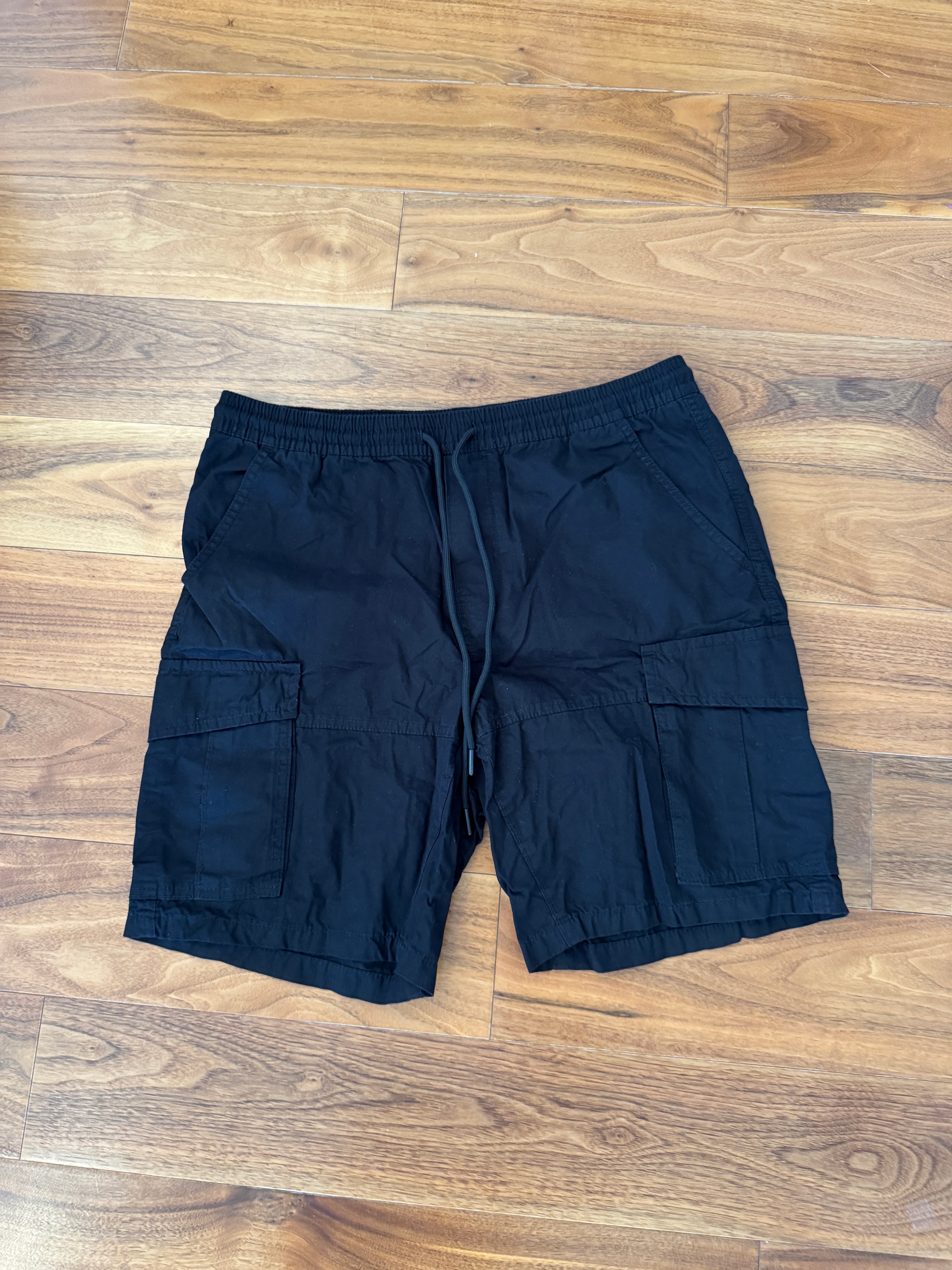 Black Cargo Shorts