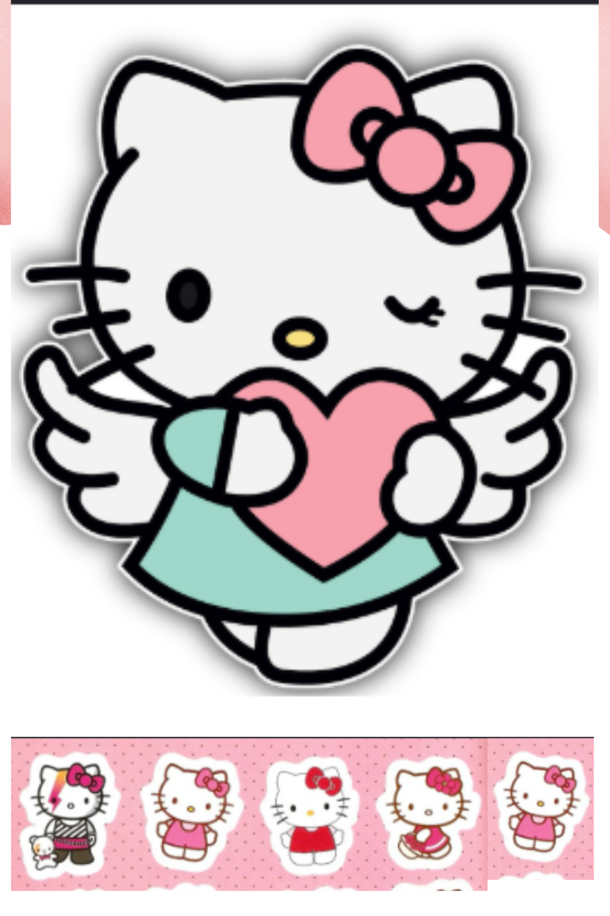 Big Value Color Hello Kitty Stickers Set Vol 2 (6 Sheets) - photo 3