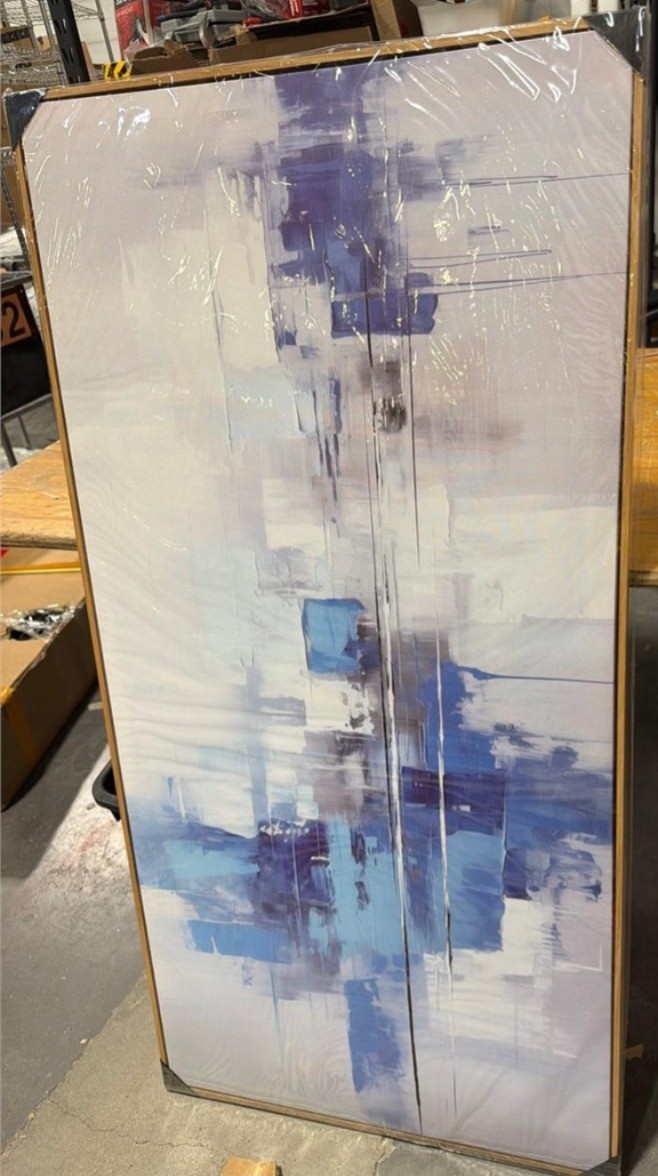 Abstract Wall Art Solid Wood