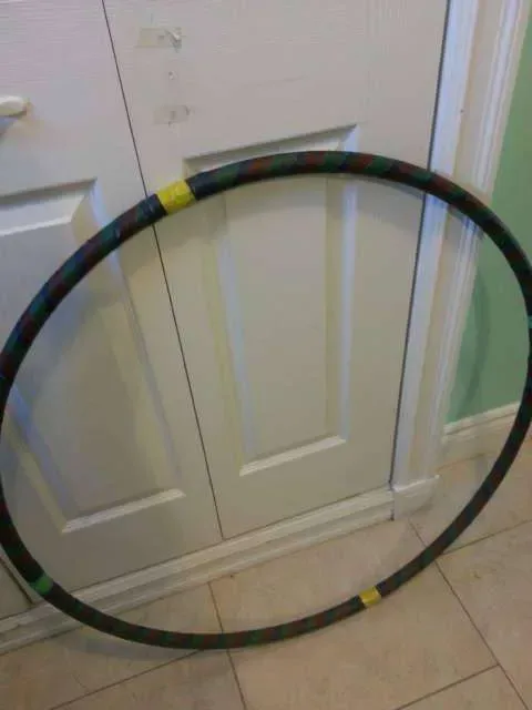Once- Collapsible Adult Hula Hoop -- It's been taped together