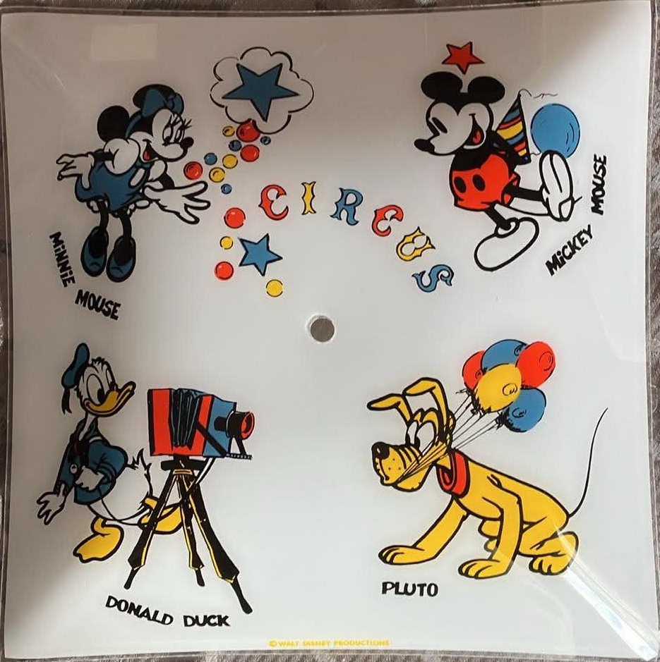 Vintage Walt Disney Productions Ceiling Light Shade Cover