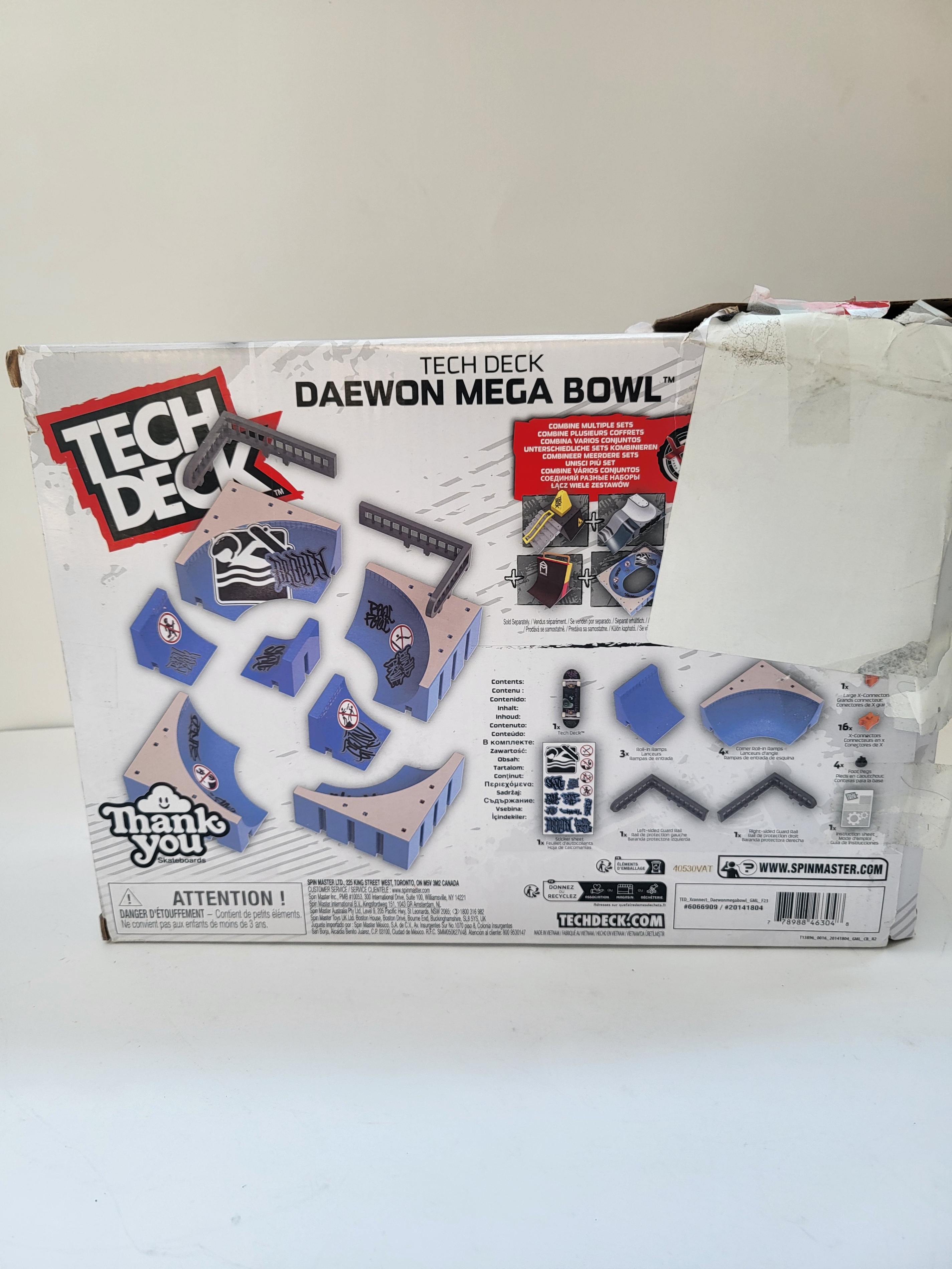 NEW Tech Deck Daewon Mega Bowl X-Connect Ramp Set – Damaged Box - photo 2