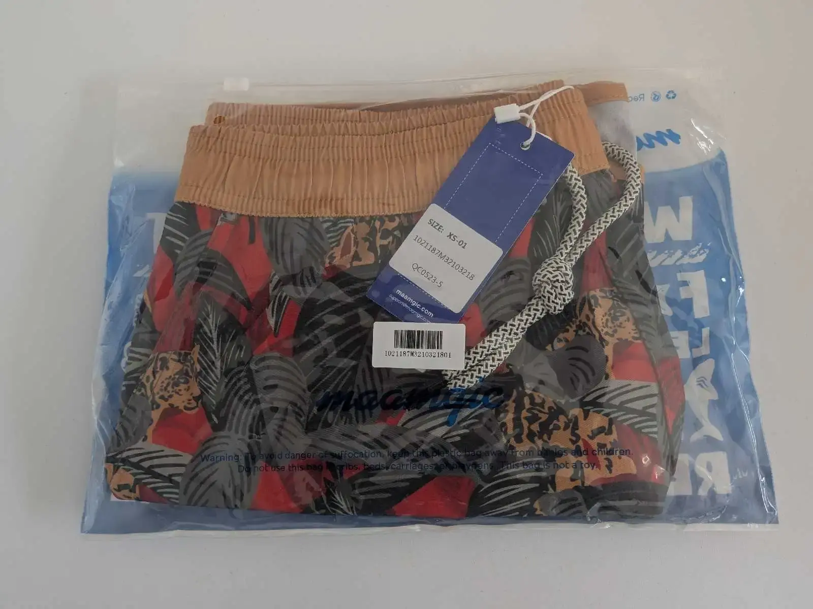 Maamgic LeafyLux Leopard Swim Trunks XS-01 - photo 4