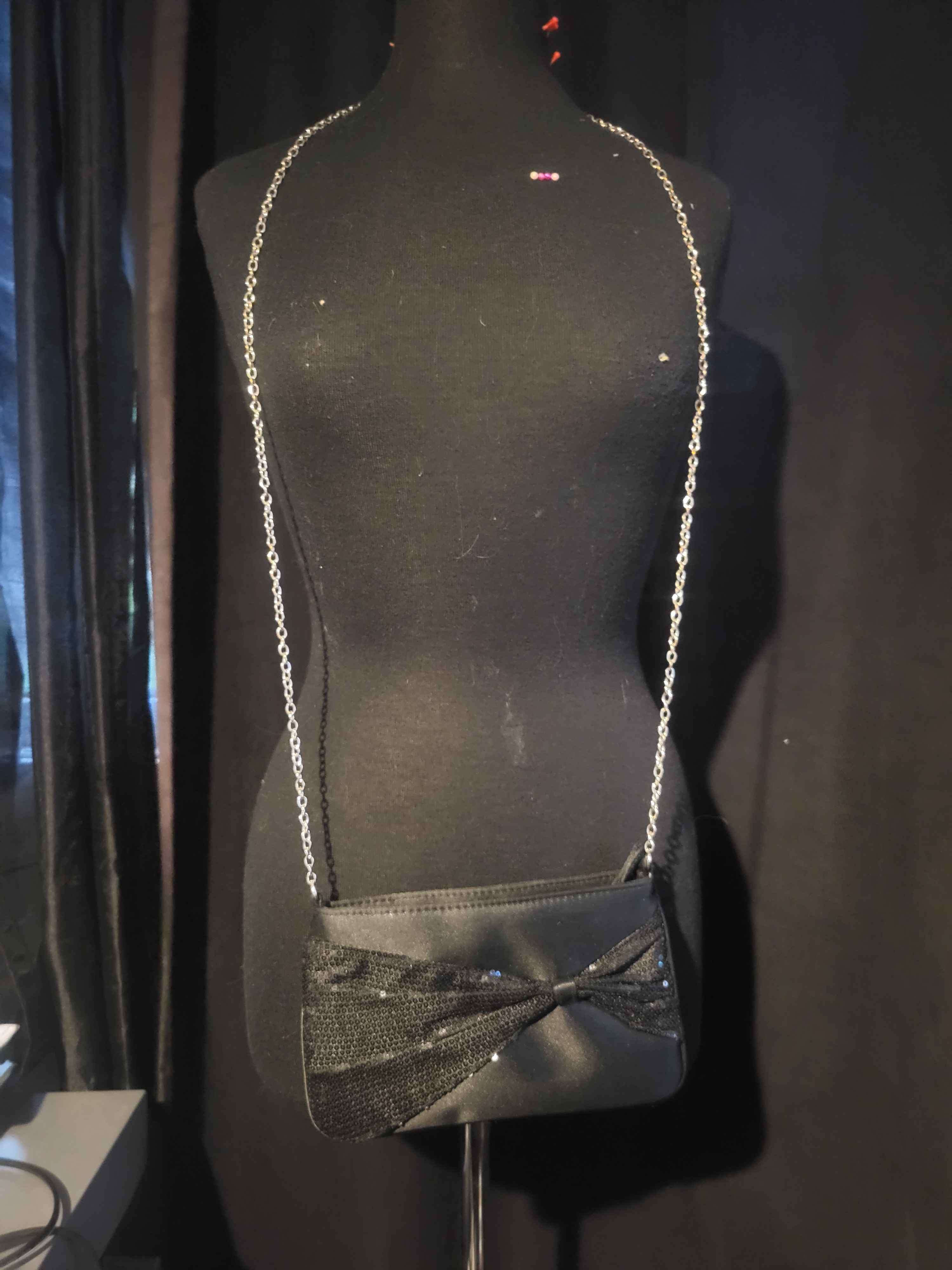 Black Purse With Sequin Embellishment - photo 2