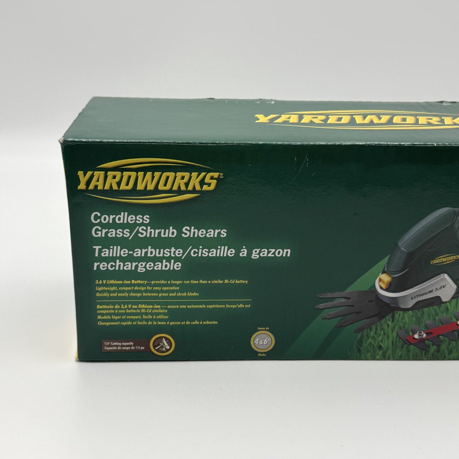 Yardworks Cordless Grass/Shrub Shears 3.6 V Lithium-ion - photo 5