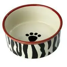 BNWOT Pet Food Or Water Bowl -- Handcrafted Stoneware - photo 3