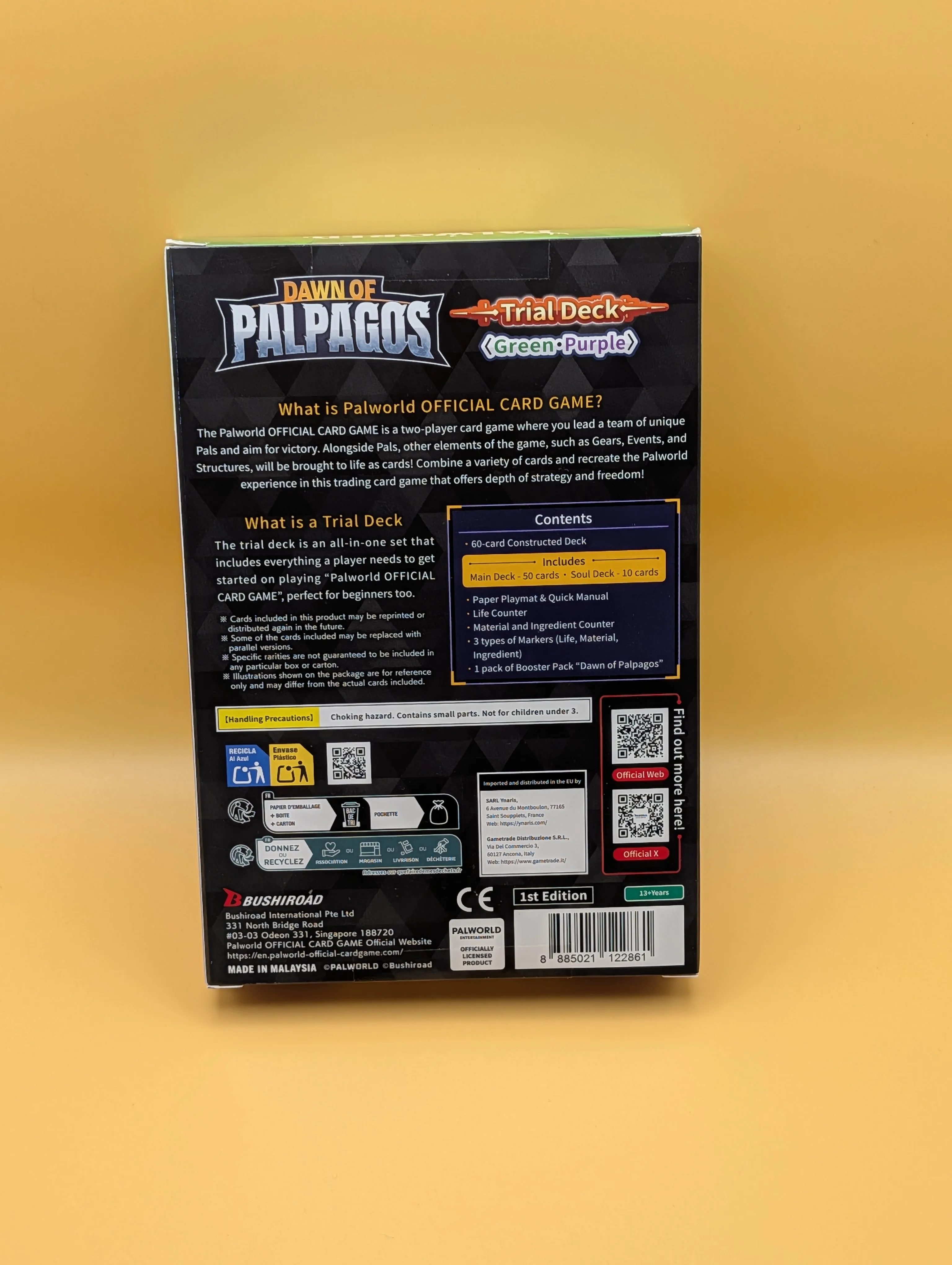 Palworld TCG Green/Purple Trial Deck SEALED - photo 3