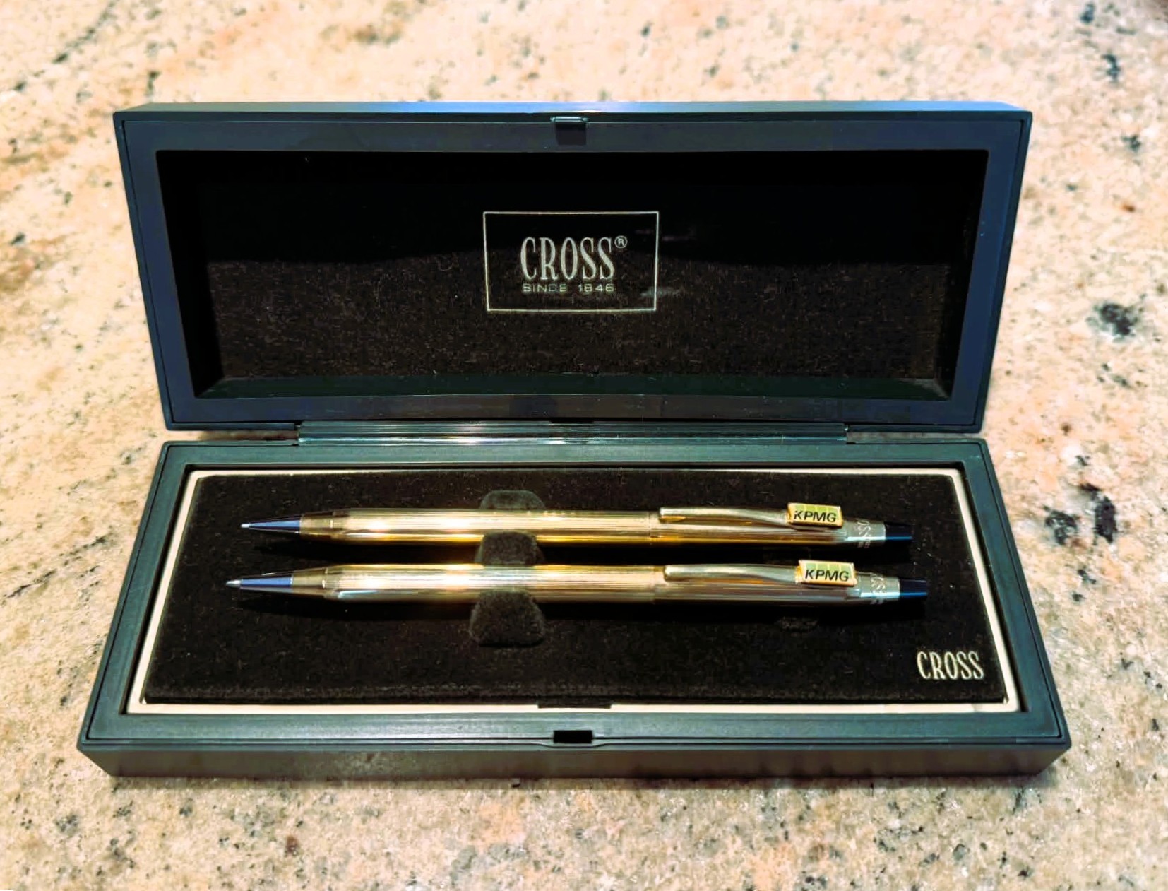 Vintage Cross Classic Century 10K Gold Filled Writing Set