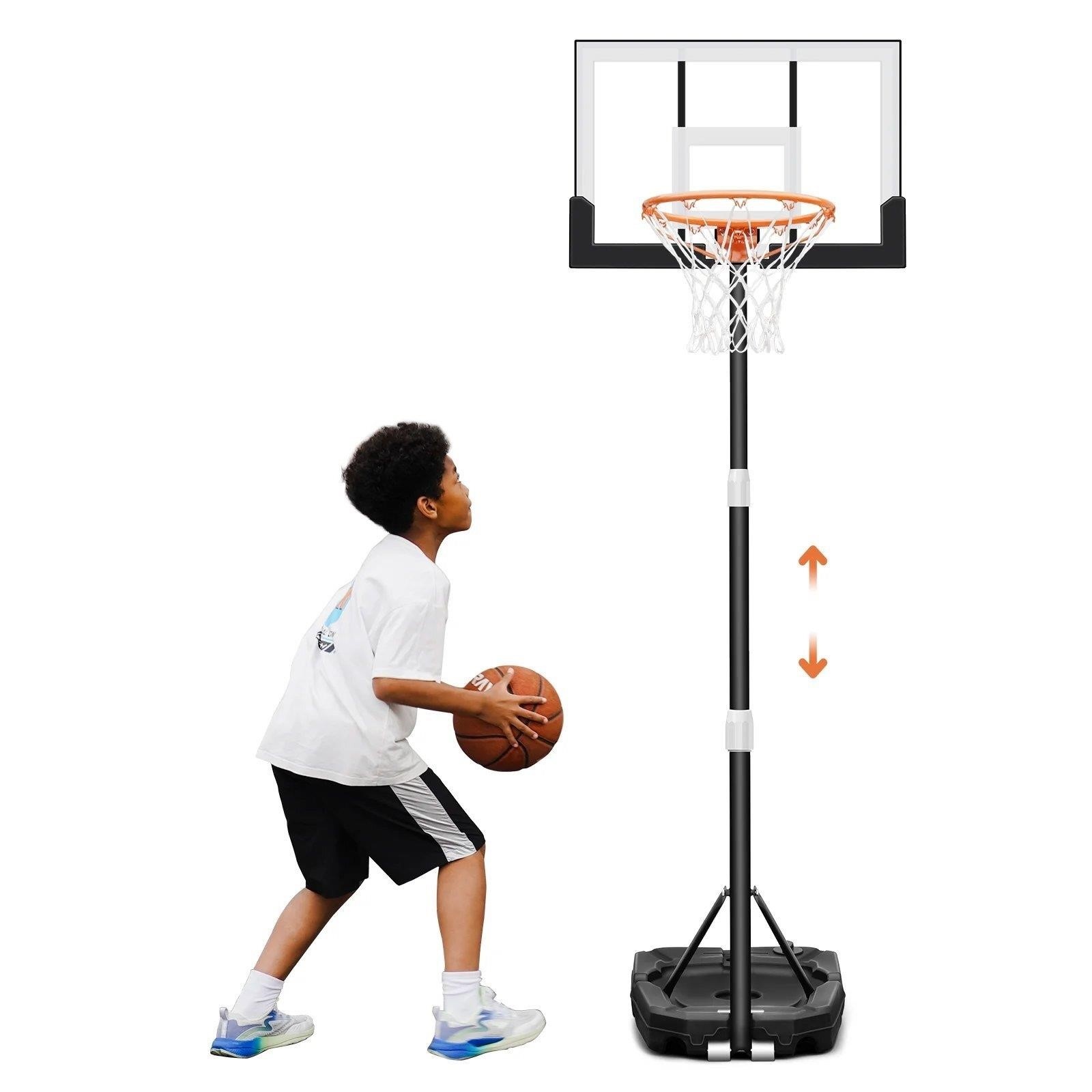 NEW-Adjustable basketball hoop