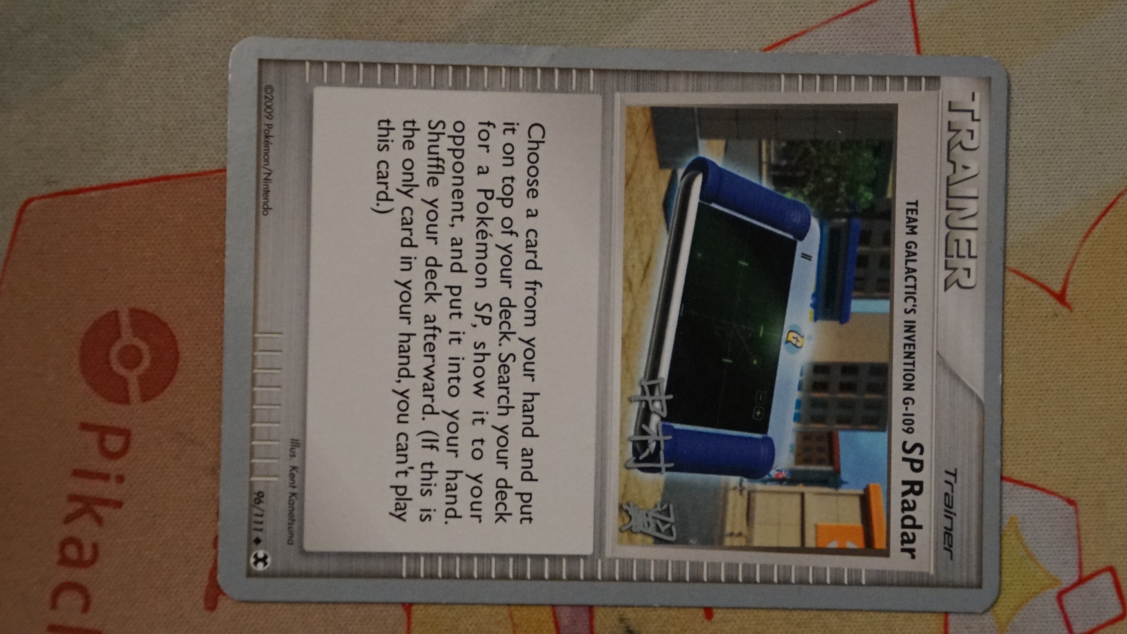 Pokemon SP Radar 96/111 World Championships 2009 Deck HP - photo 3