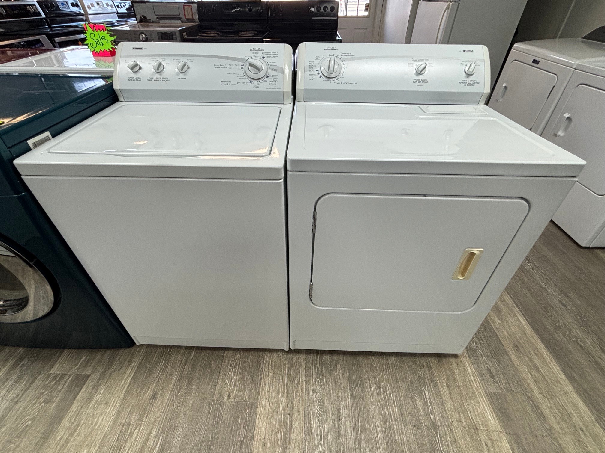 KENMORE WASHER & DRYER SET