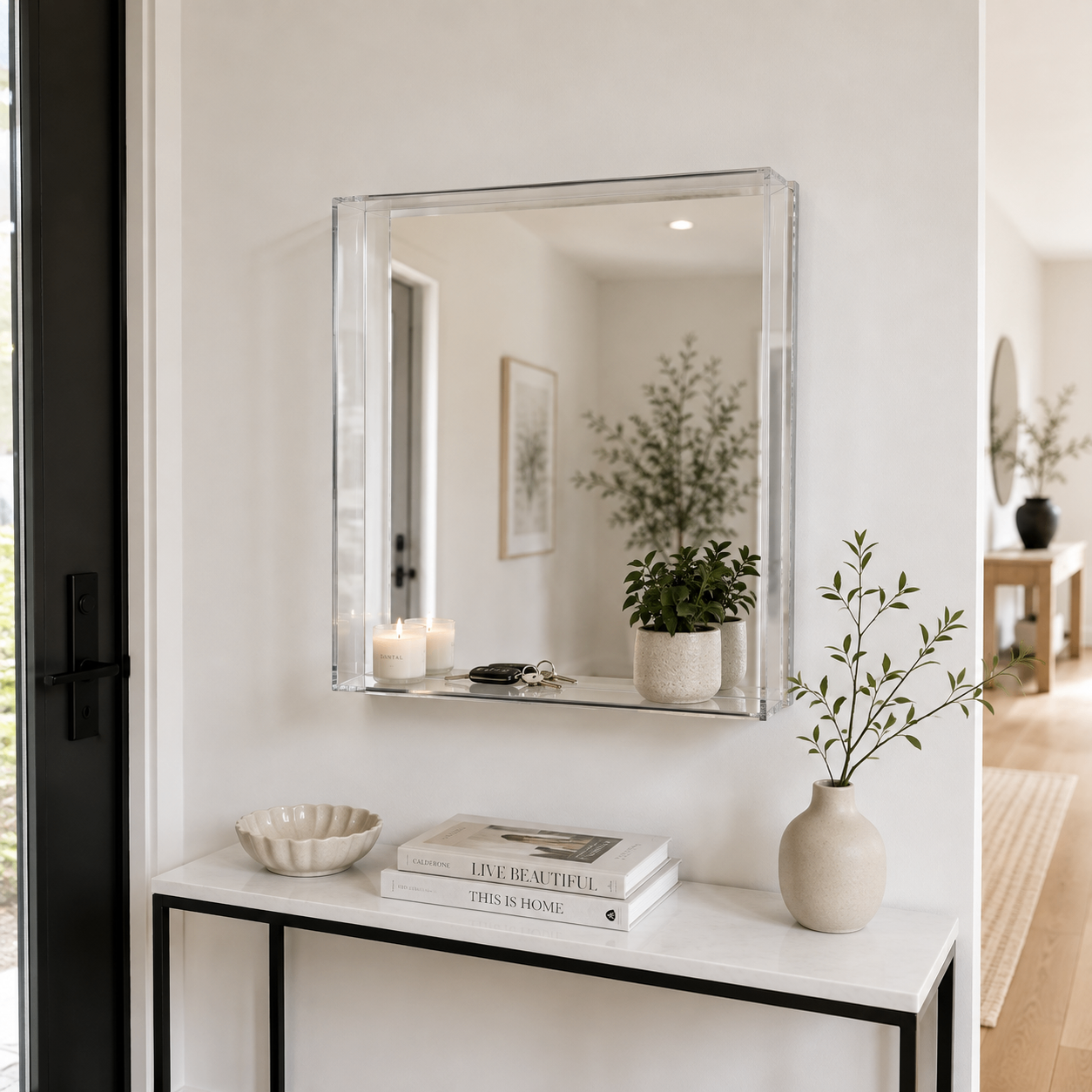 Brand New IKEA GRIMSTORP Mirror with Built-in Shelf - photo 3
