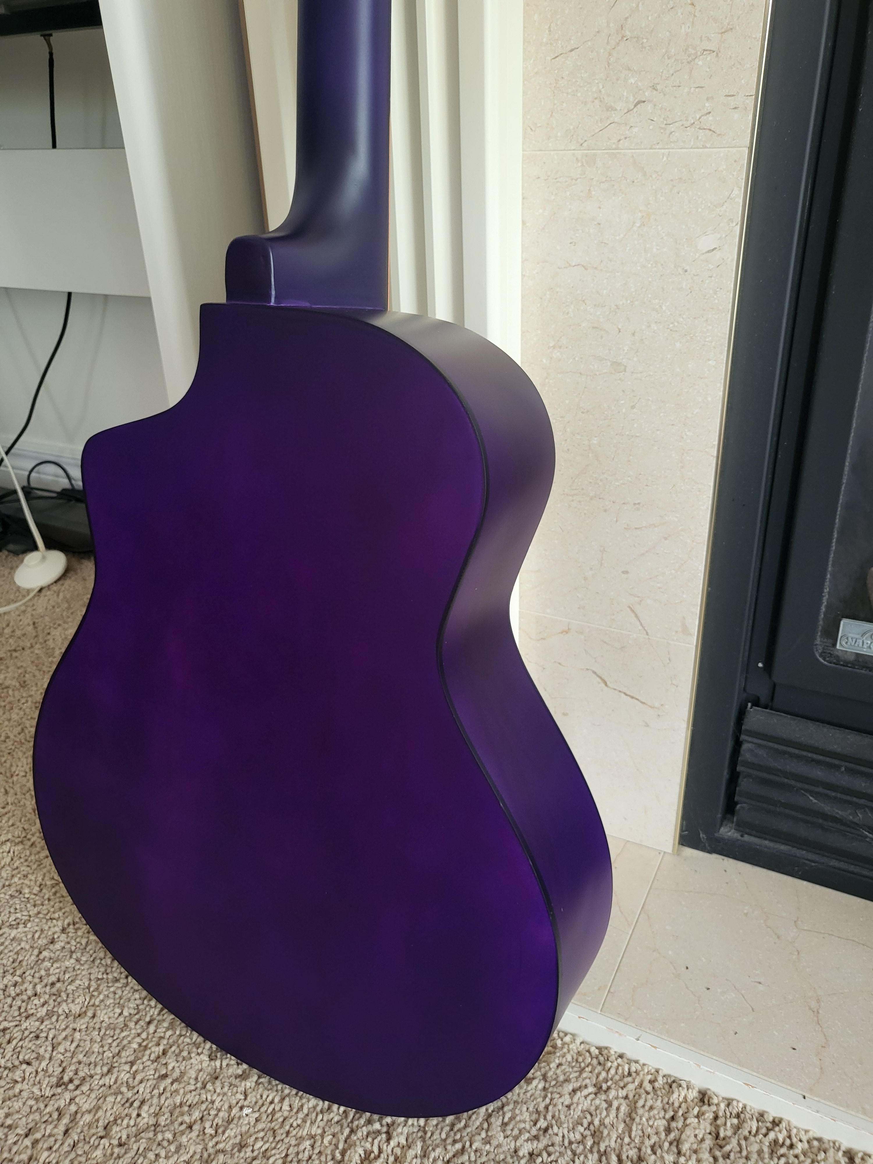 Brand New 38" Acoustic Guitar – Matte Purple Beginner Friendly - photo 5