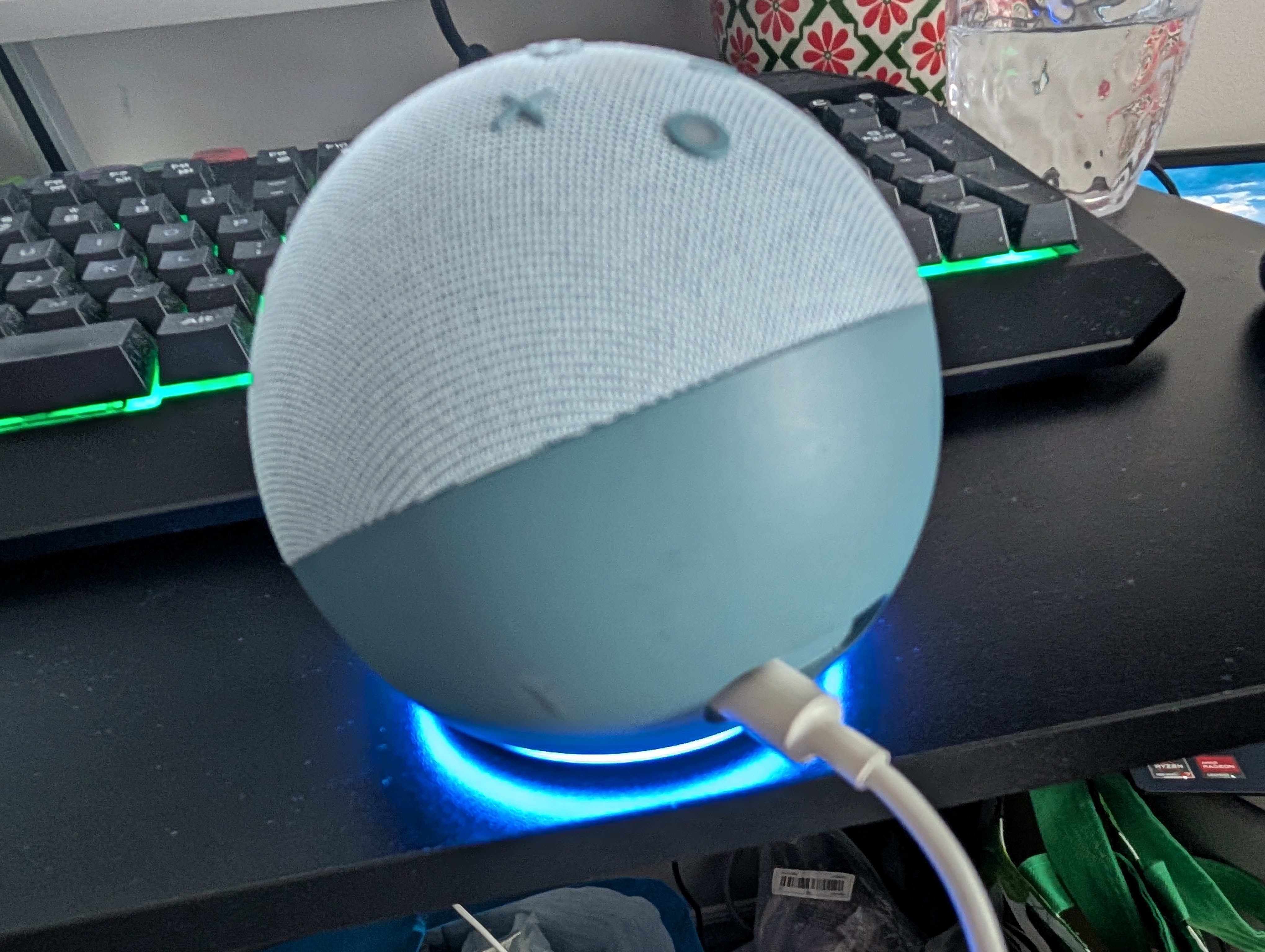 Amazon Echo Dot (4th Gen) Smart Speaker - Twilight Blue - photo 2