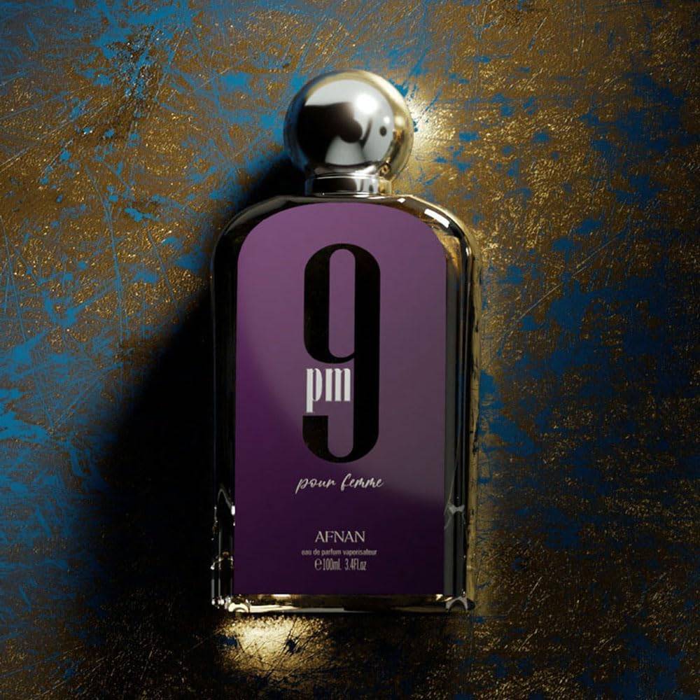 Afnan 9 PM Pour Femme – Eau de Parfum 3.4 oz - photo 5