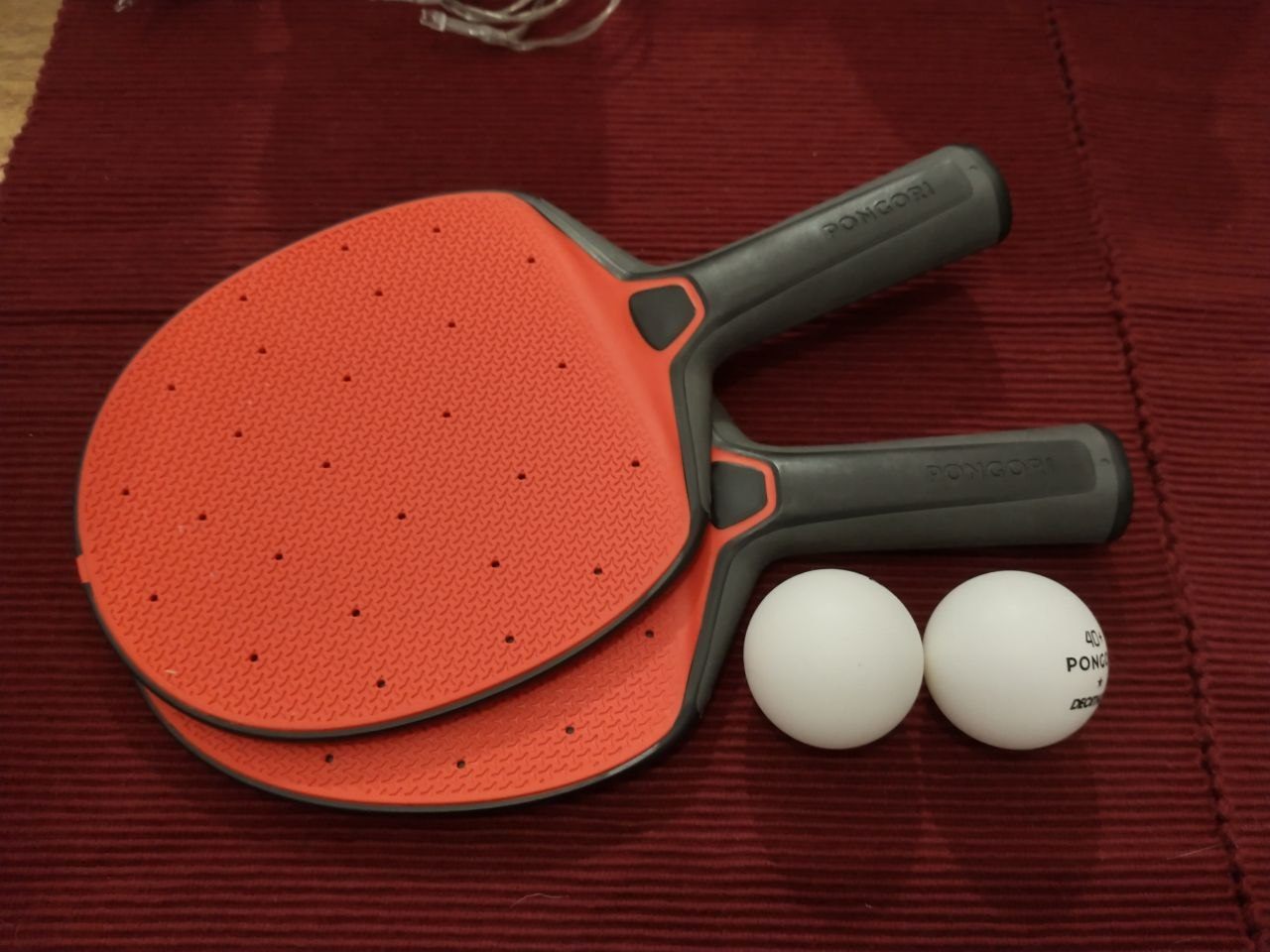 Table tennis set with 2 paddles - unused - photo 2