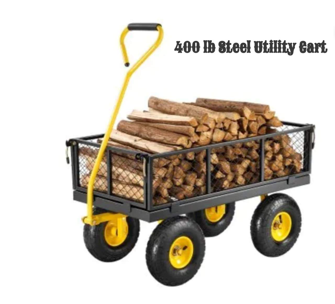 400 lb Steel Utility Cart - photo 3