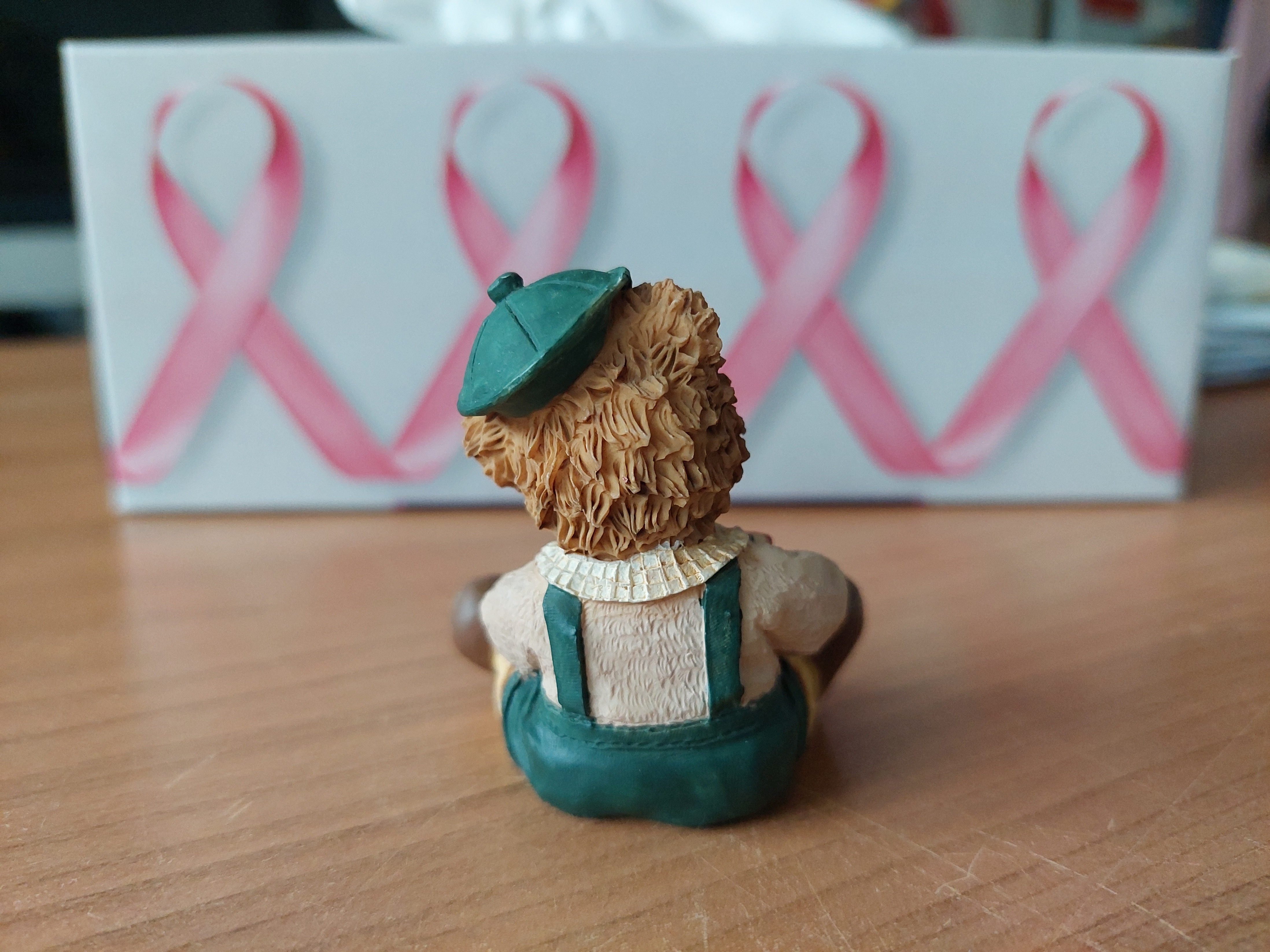 Vintage Book Reading Teddy Bear Figurine - photo 2