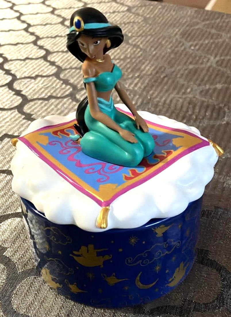 Charmed Aroma Disney Jasmine Jewelry Trinket Box - No Candle