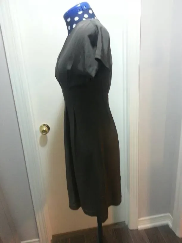 Banana Republic Green Short Sleeved Dress Size 0P (Petite) - photo 2