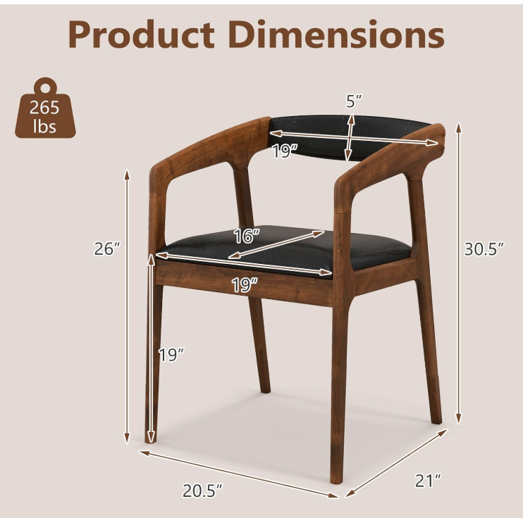 Accent Chairs Set of 2 new in box - photo 2