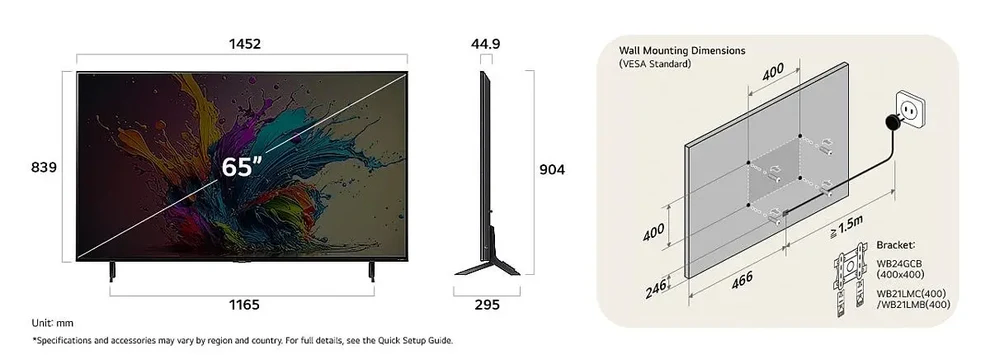 LG 65" QNED Mini-LED TV - photo 4