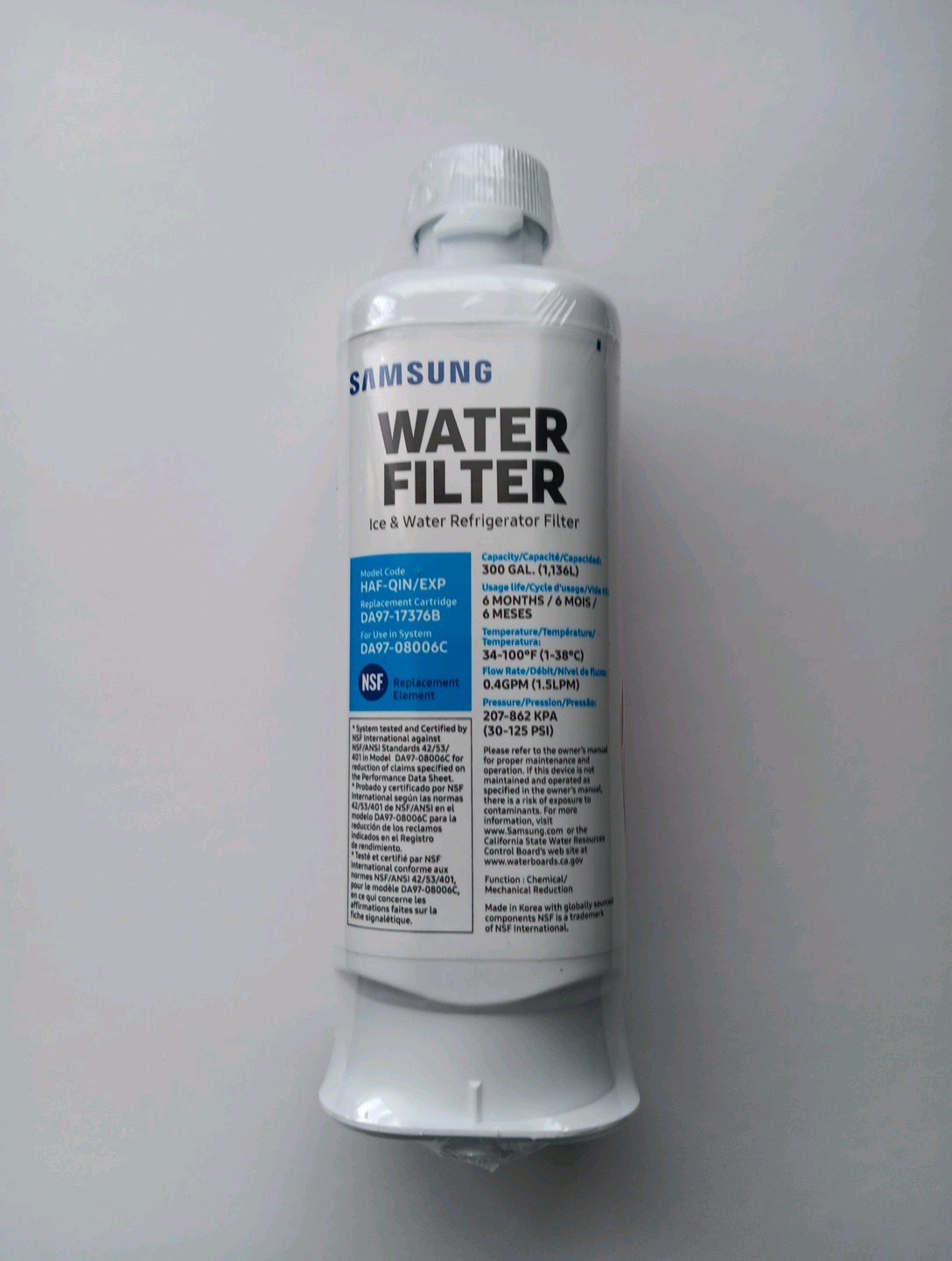 Samsung HAF-QIN/EXP Refrigerator Water Filter - New - photo 2
