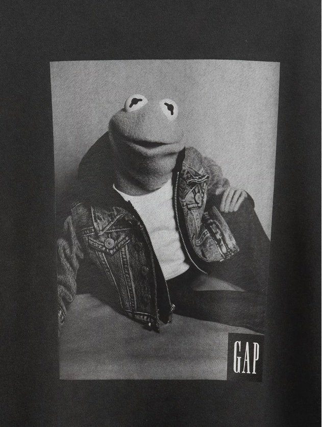 Gap x Muppets Kermit Unisex Sweatshirt, Small, New In Bag.