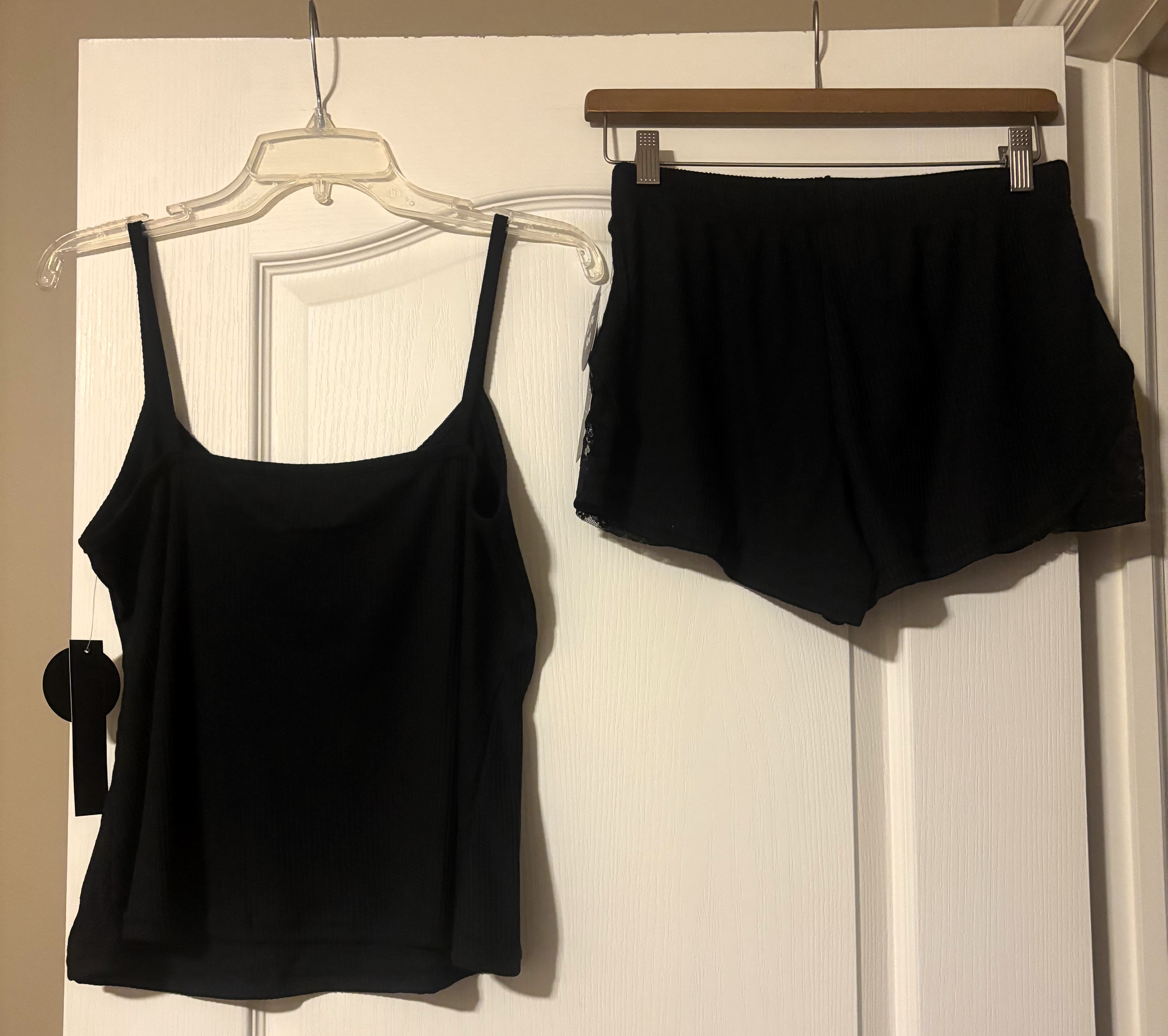 FashionNova-Dream Forever Ribbed Cami PJ Short Set-Medium - photo 3