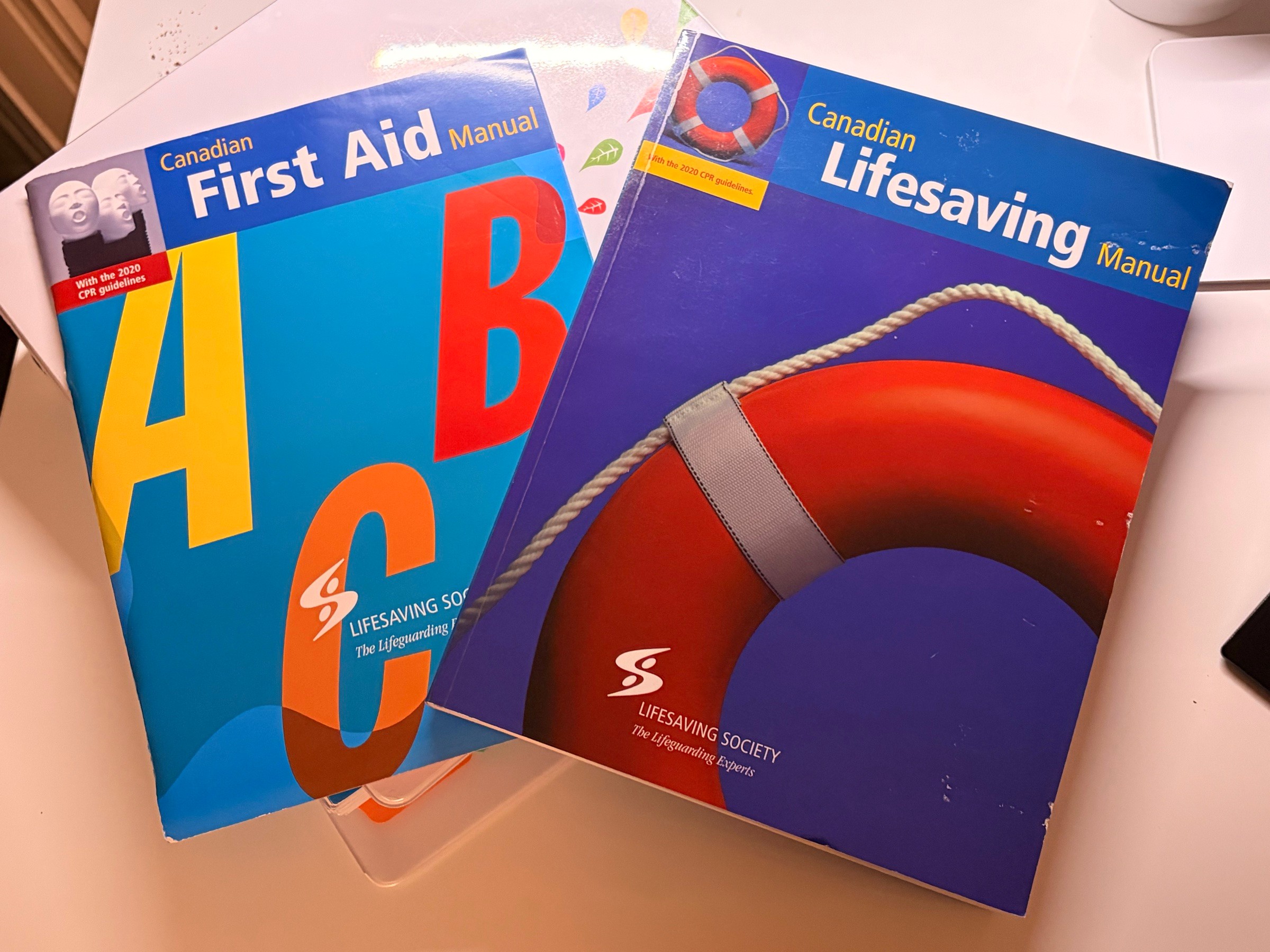 Lifesaving Society training manual set (3 books)
