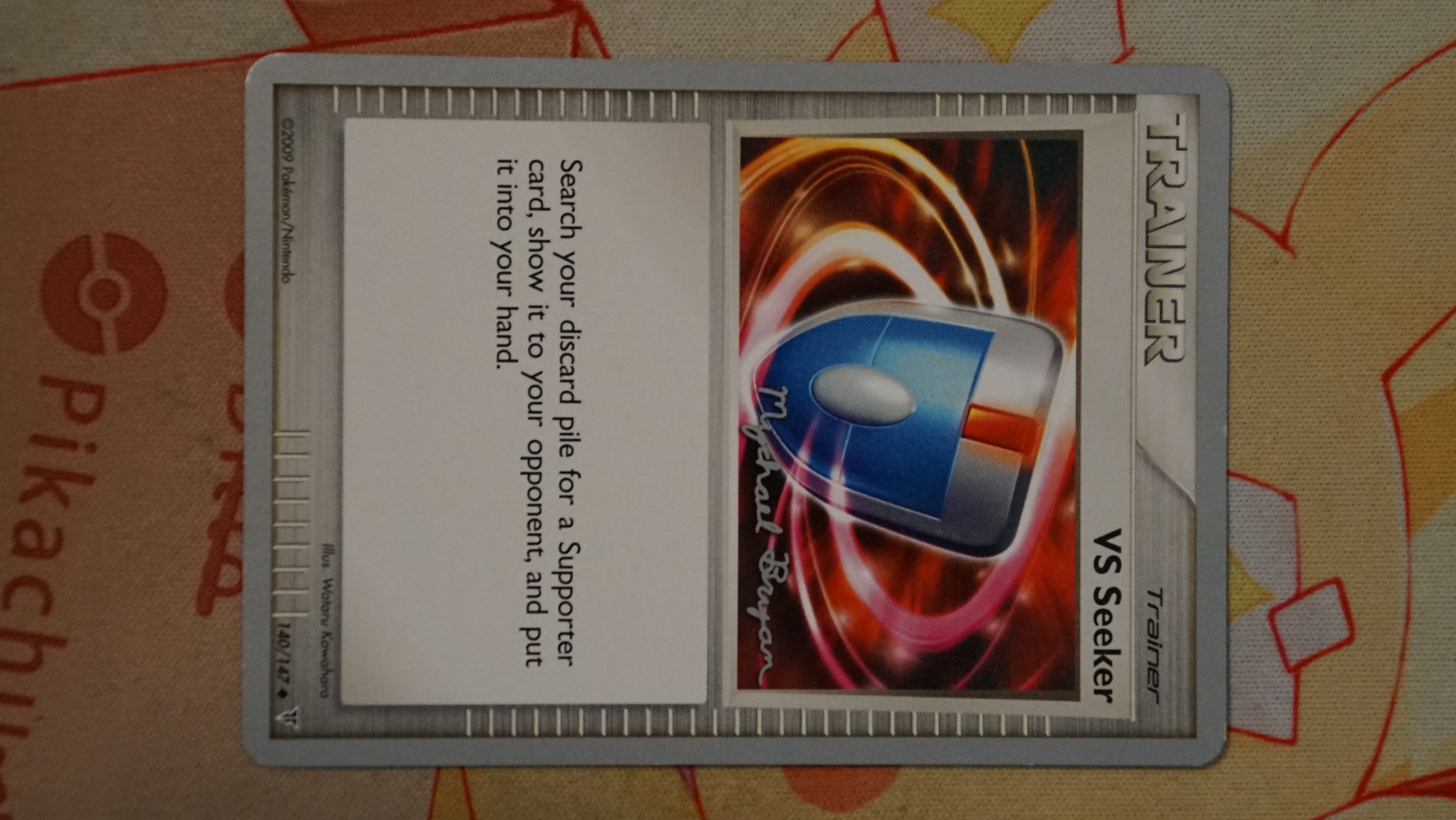 Pokemon VS Seeker 140/147 World Championships 2010 Deck LP - photo 3
