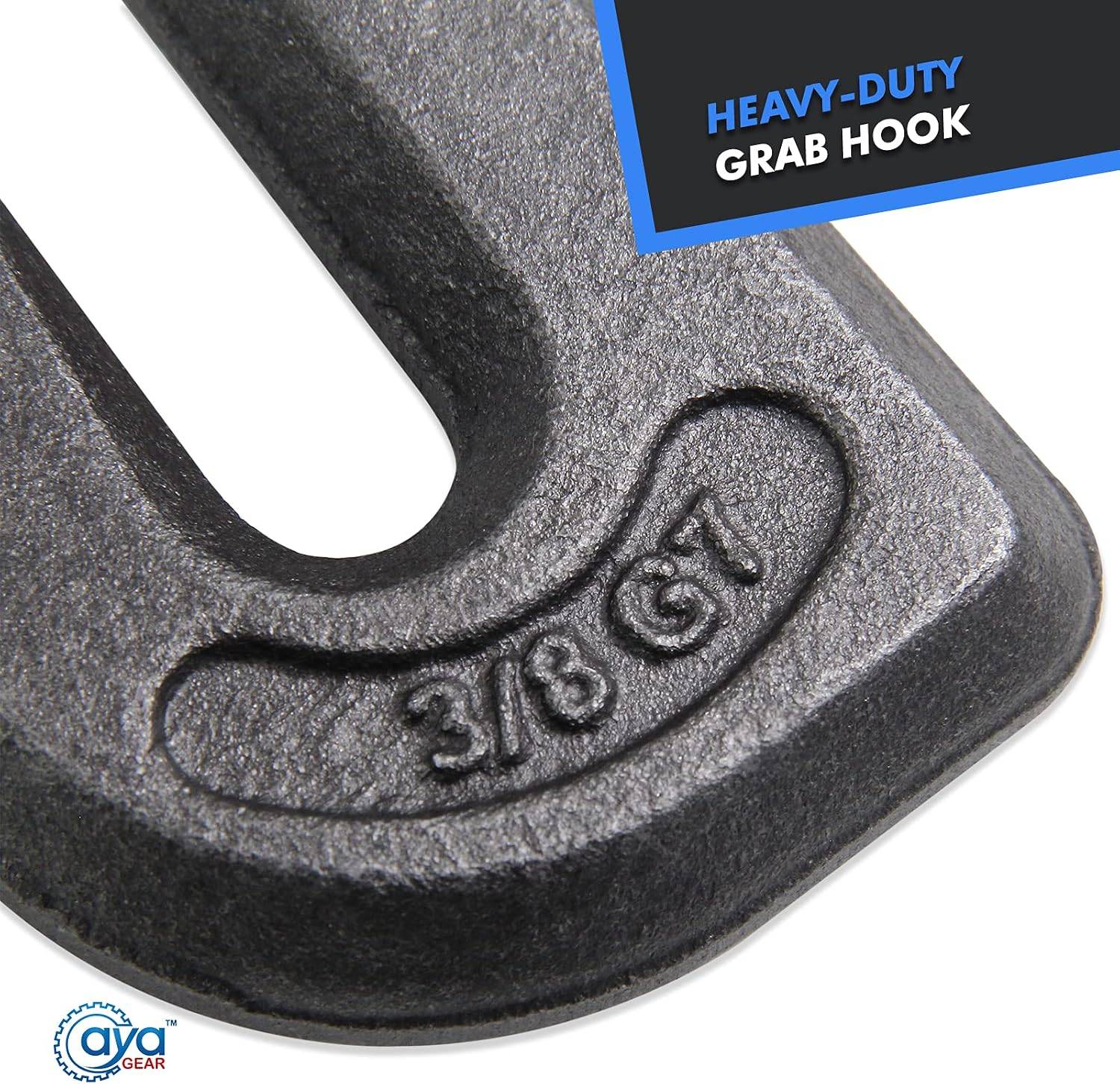 3/8" Weld-On Grab Chain Hook G70 – 6,600 lb WLL - photo 3