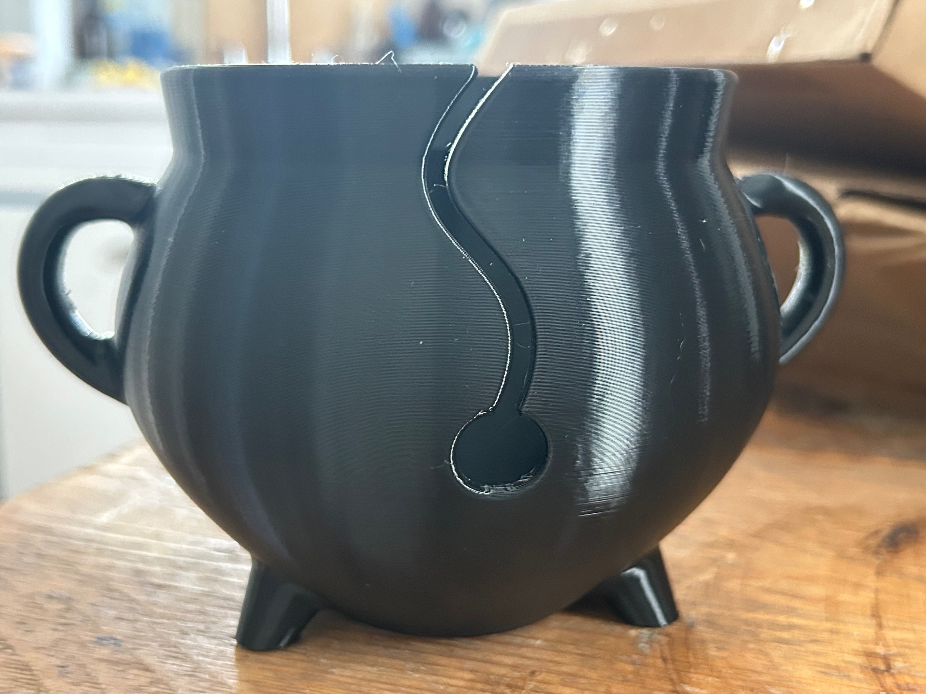 Witches Cauldron Skein Holder