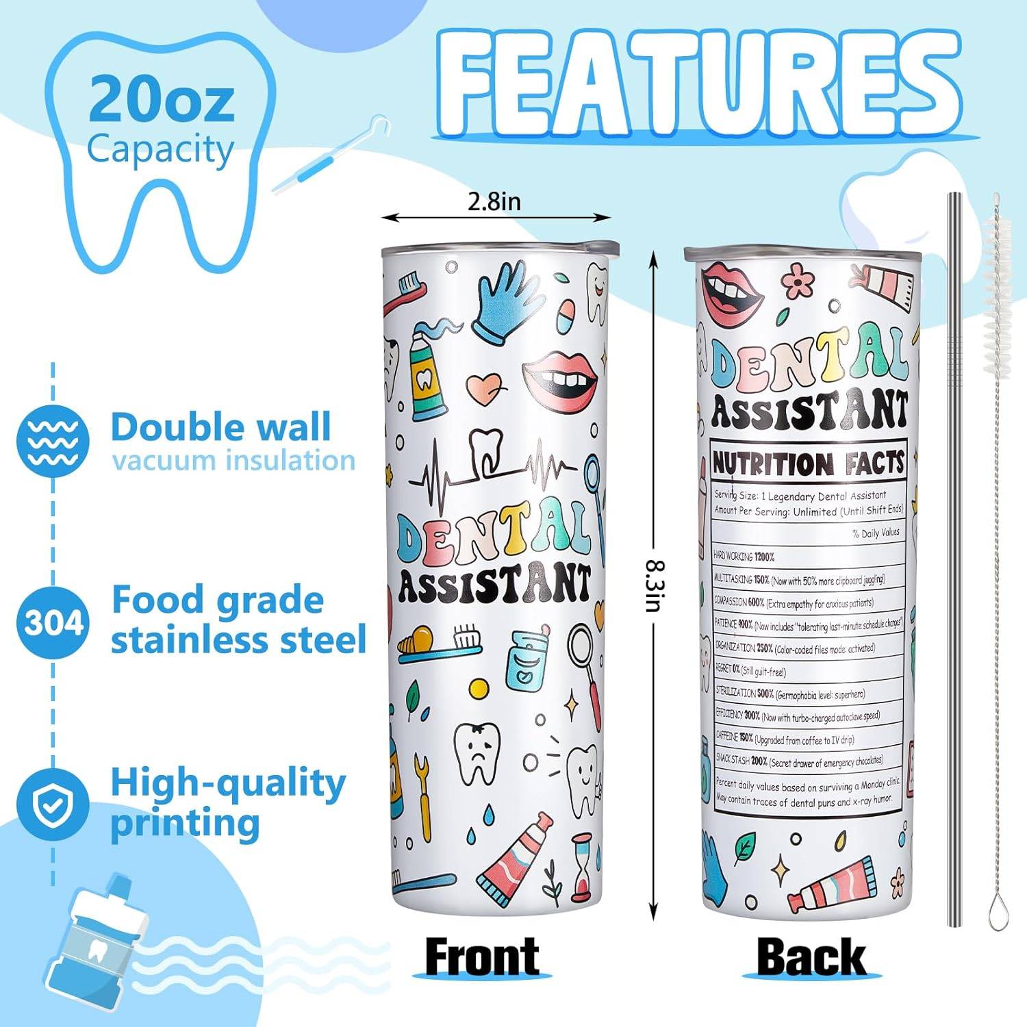 NEW~ 6 Pc Dental Hygienist Gift Set – Dentist Gift - photo 3