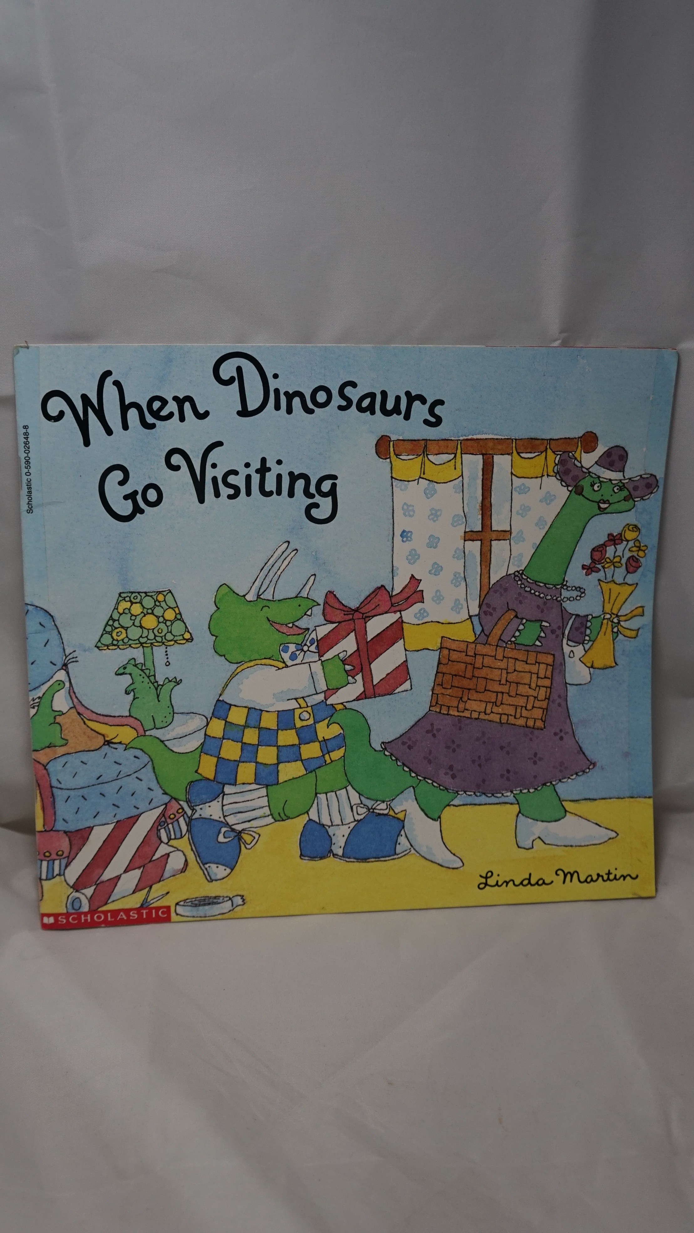 When Dinosaurs Go Visiting Linda Martin Scholastic Picture Book