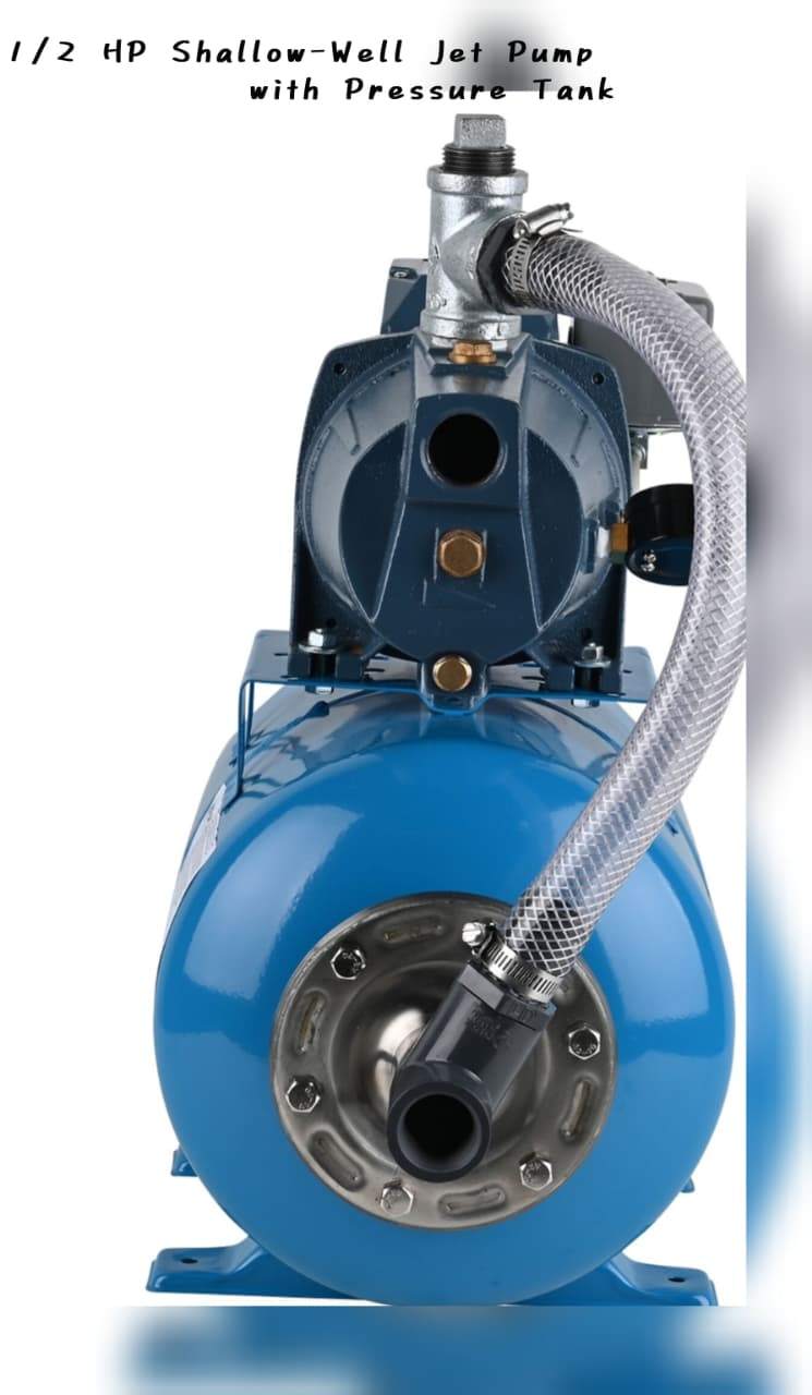 1/2 HP Shallow-Well Jet Pump with Pressure Tank - photo 2