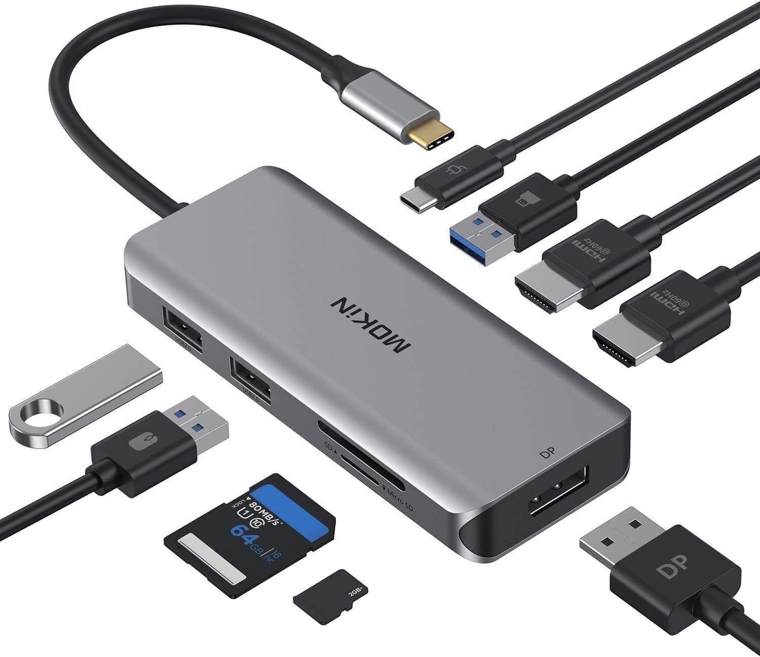9-in-1 USB C Docking Station
