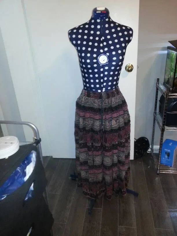 Patterned Long Skirt Size Small - photo 3