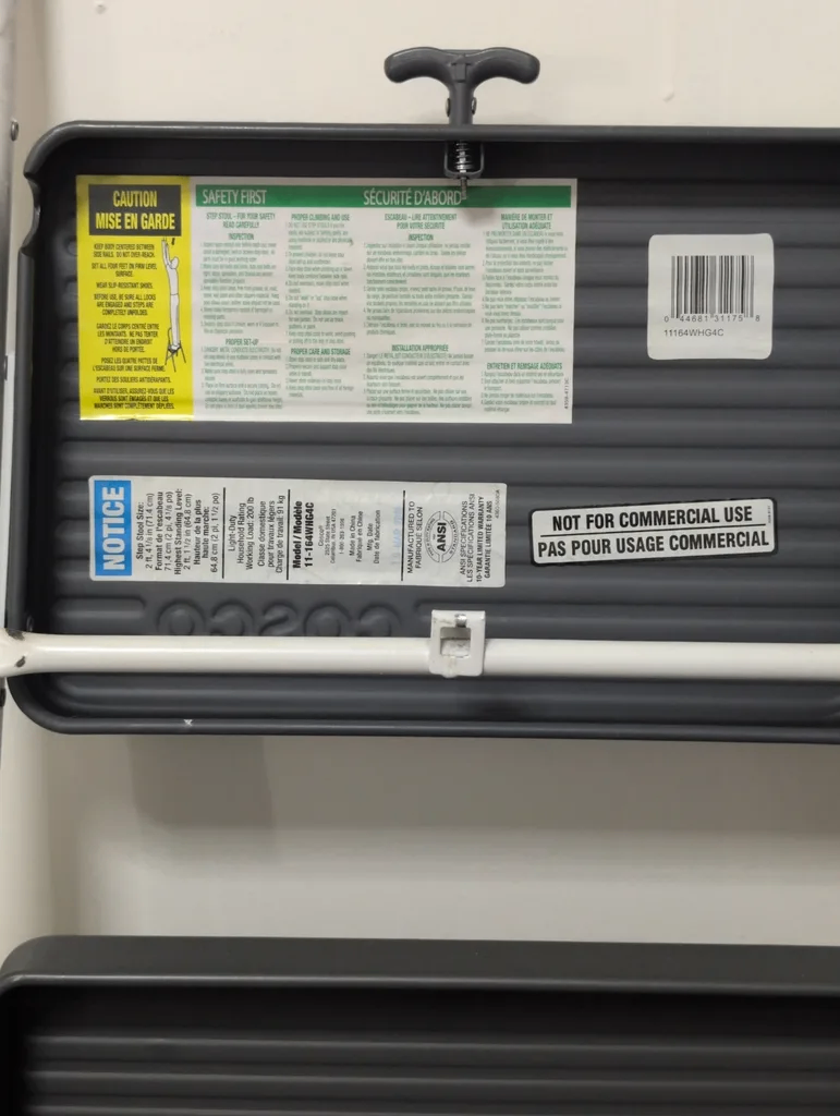 Cosco 3-Step Folding Step Stool Ladder $50 - photo 4