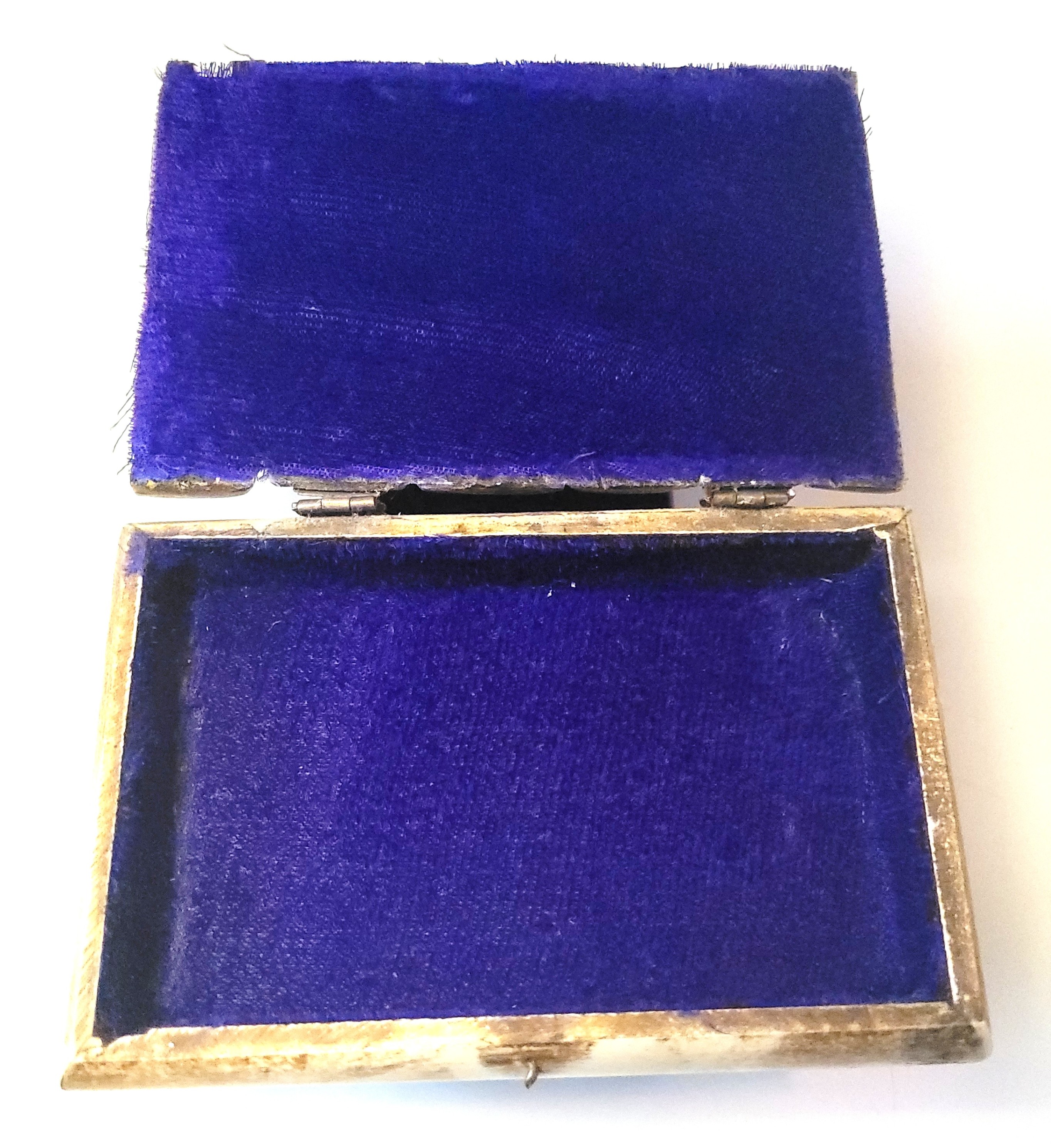 1970 Carved Bone Brass Treasure Chest, Faux Gemstone Cabochons - photo 3