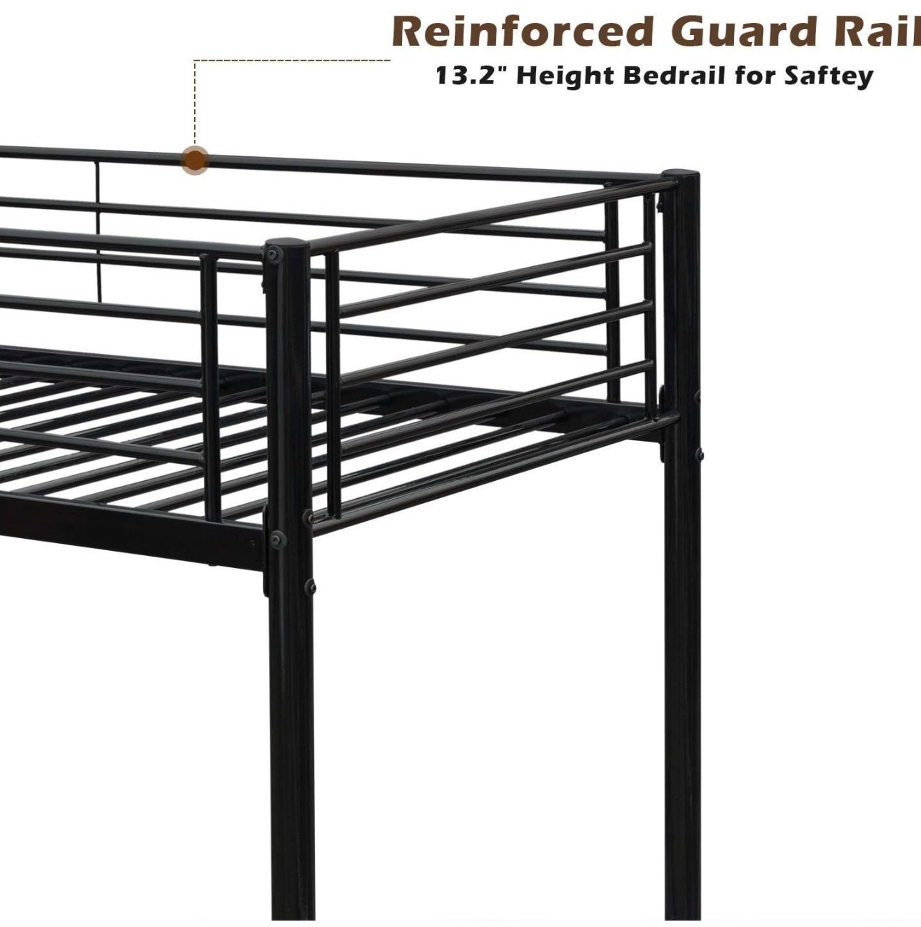 READ: Metal Bunk Bed Twin Over Twin Heavy Duty Bed Frame - photo 5
