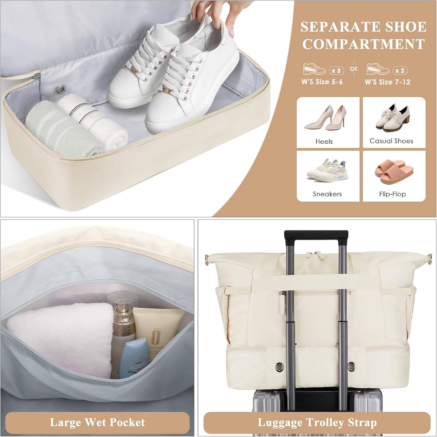 ETRONIK Duffel Bag with Shoe Compartment - photo 4