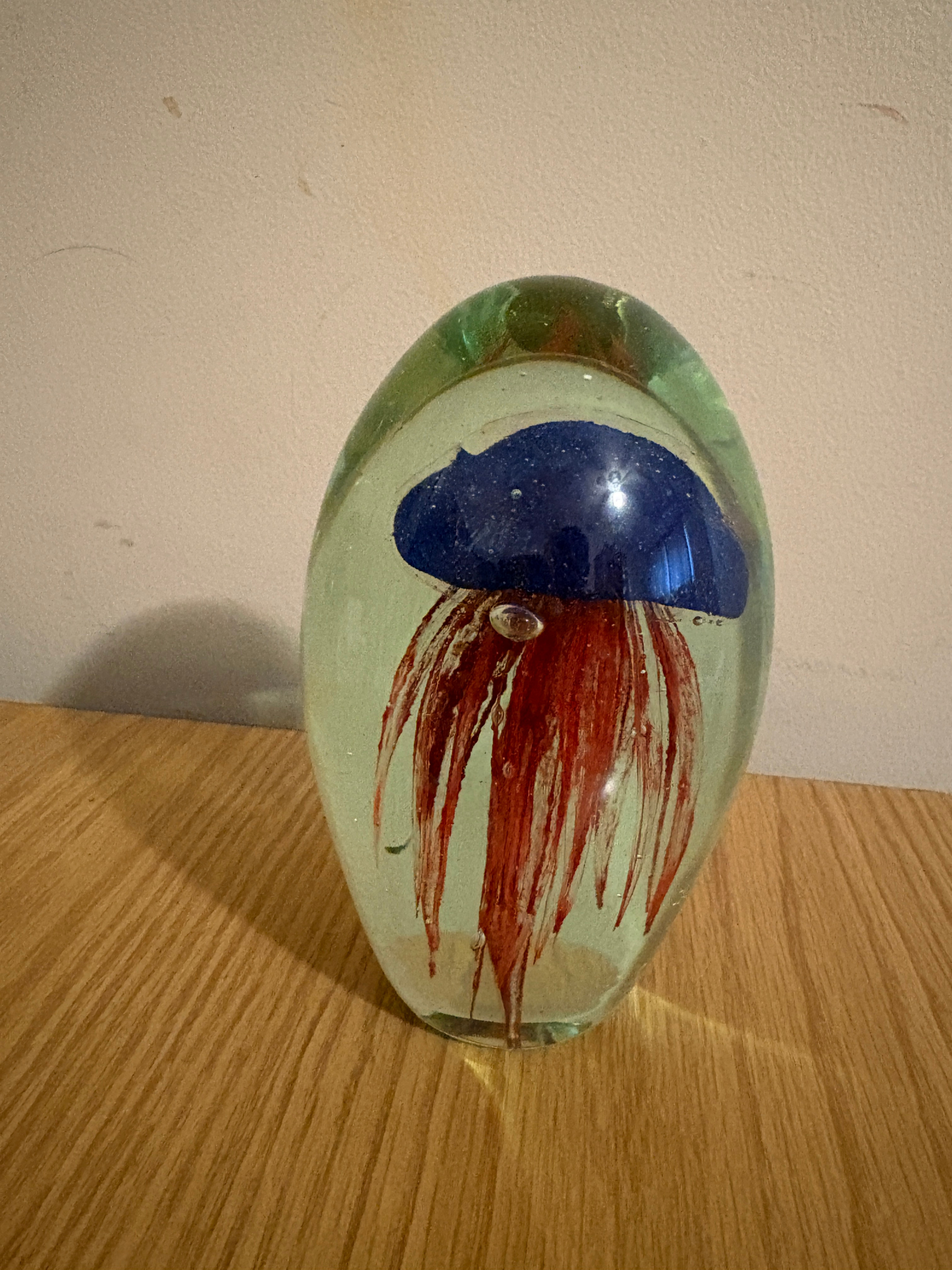 Glass Jellyfish Paperweight - photo 3
