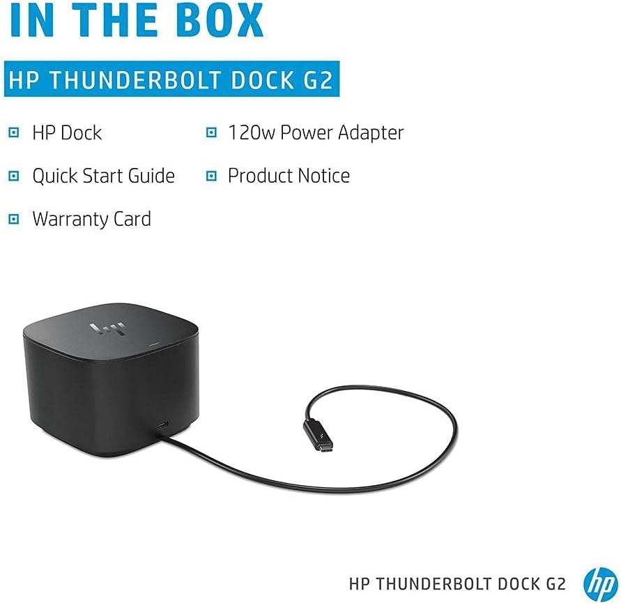 HP Thunderbolt Dock G2 Original 230W Adapter