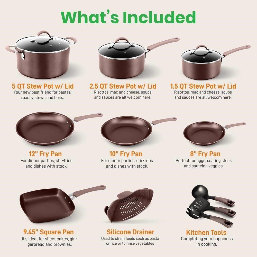Cookware Set with Kitchen Tools - photo 3
